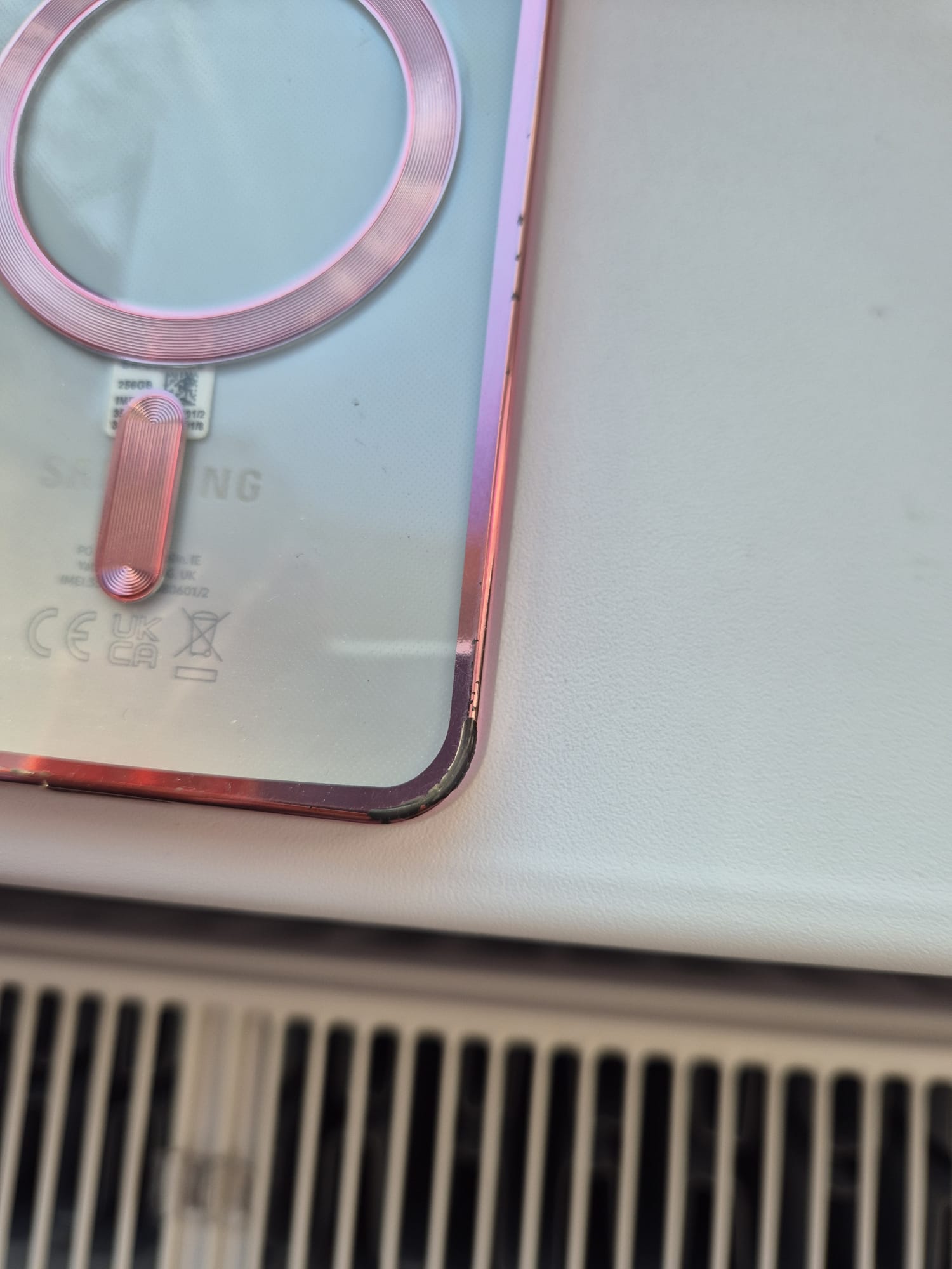 Husa din silicon Ultra-Soft cu margini metalizate, Luxury Magsafe, compatibila cu Samsung S24 / Verde