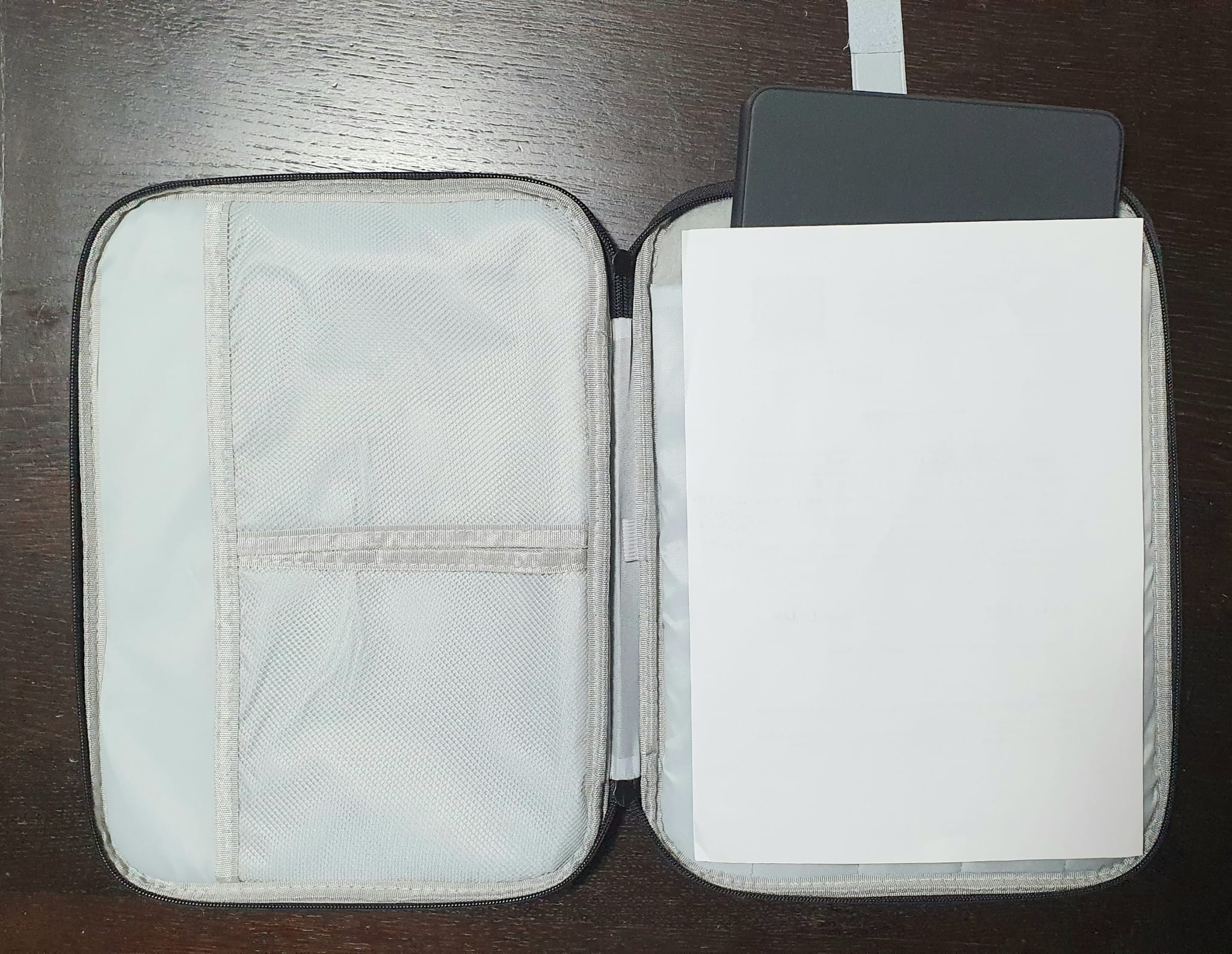 Husa de protectie geanta de transport, pentru tableta 10.2-12.9″, compatibila iPad 10.2/10.5/10.9/12.9, iPad Pro 11/12.9, Mate Pad 10.4/11, Mate Pad Pro 10.8, Surface go/2/3 10.5, 35 x 25.5x 3 cm, Negru