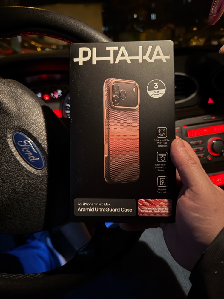Husa de protectie Pitaka Aramida UltraGuard Magsafe pentru iPhone 17 Pro Max, Sunset