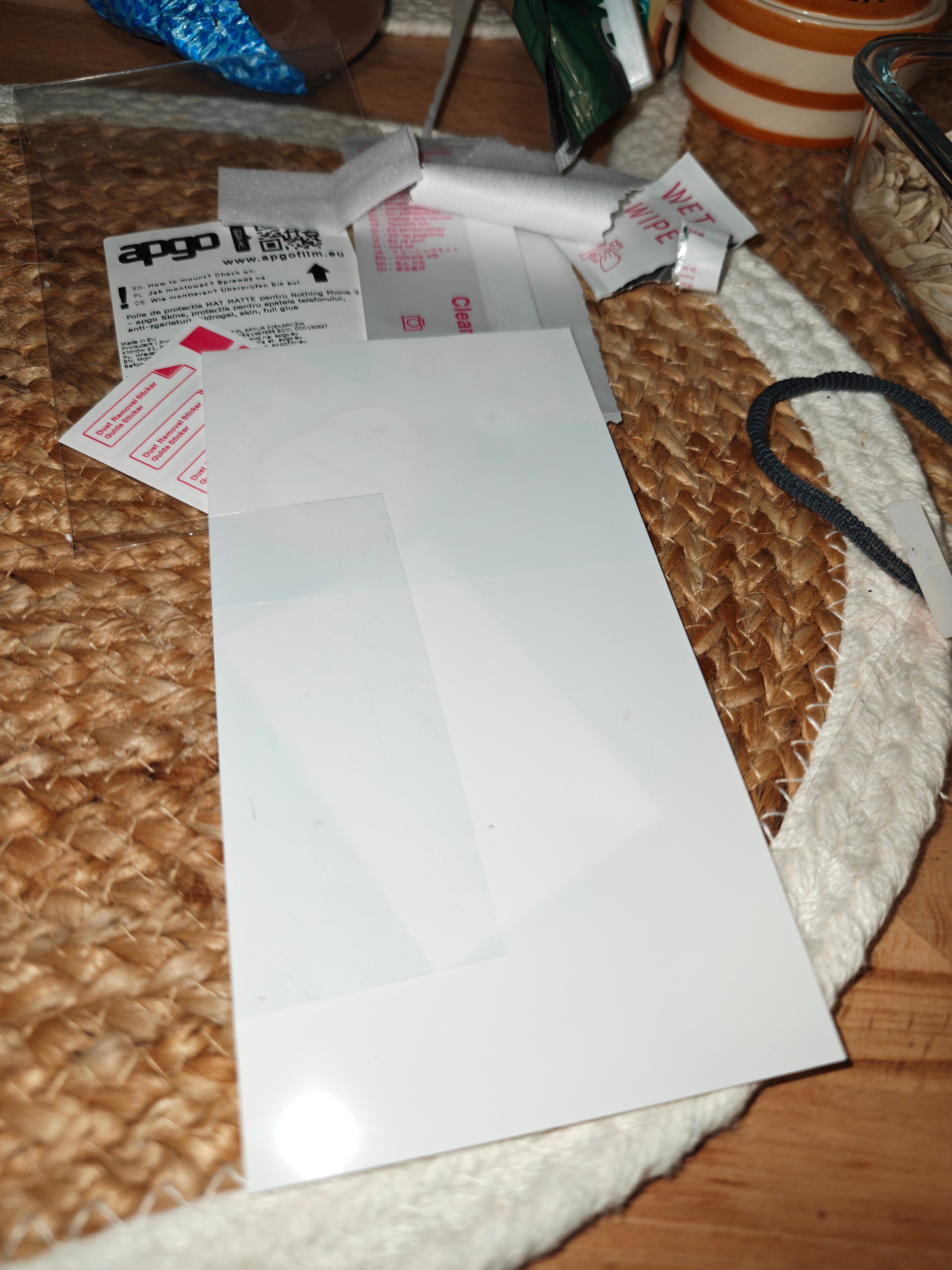 Folie de protectie MAT MATTE pentru Nothing Phone 3 – apgo Skins, protectie pentru spatele telefonului, anti-zgarieturi, hidrogel, skin, full glue