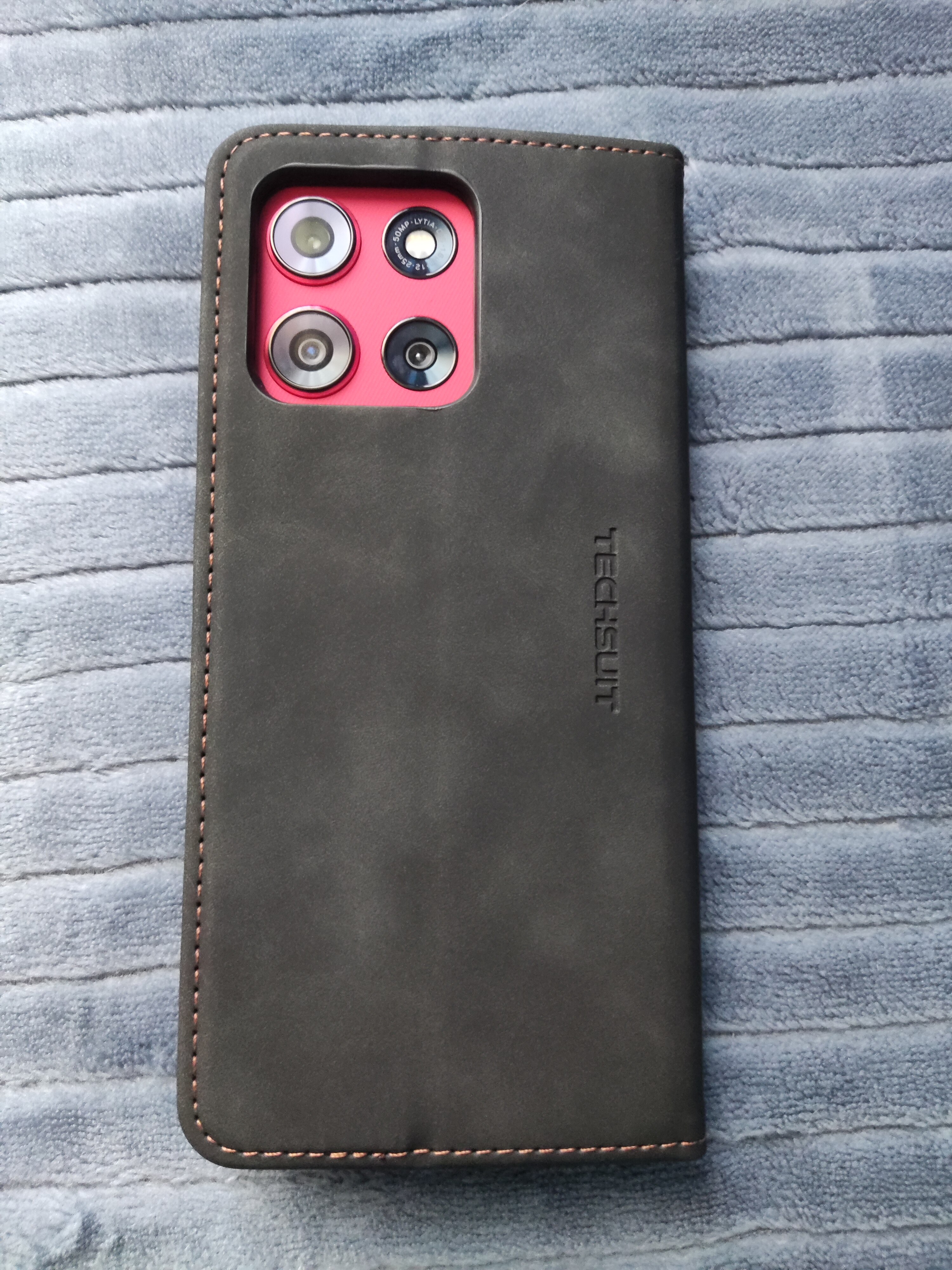 Husa pentru Motorola Moto G86, SKYDDAR INNOVATION, HaloFrost MagSafe II, Antisoc, set cu sticker, Negru