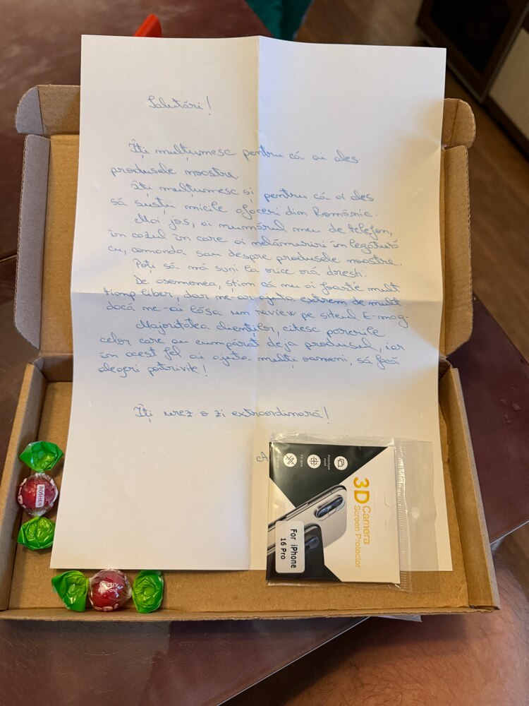 Folie sticla MatTech, Compatibila cu iPhone 16 Pro, Lipire pe Toata Suprafata, 9H Protection Technology, Claritate Premium Full HD, Full Glue, Margini Negre