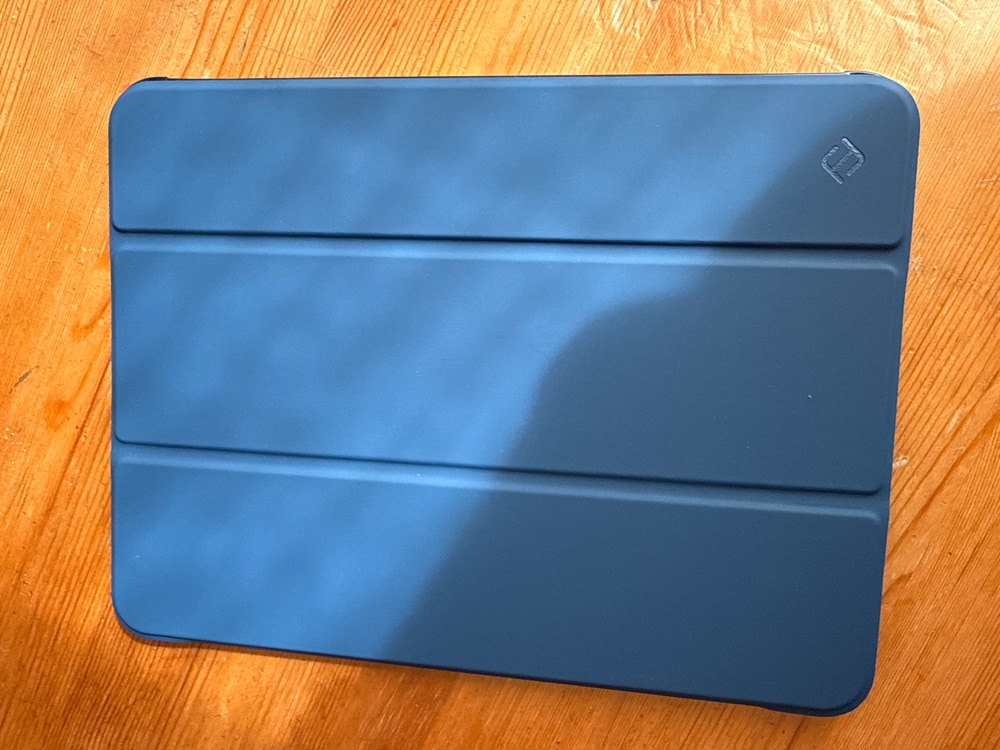 Husă tip carte OSIRION pentru iPad Pro 11 inch, suport magnetic, Auto Sleep/Wake, Starlight