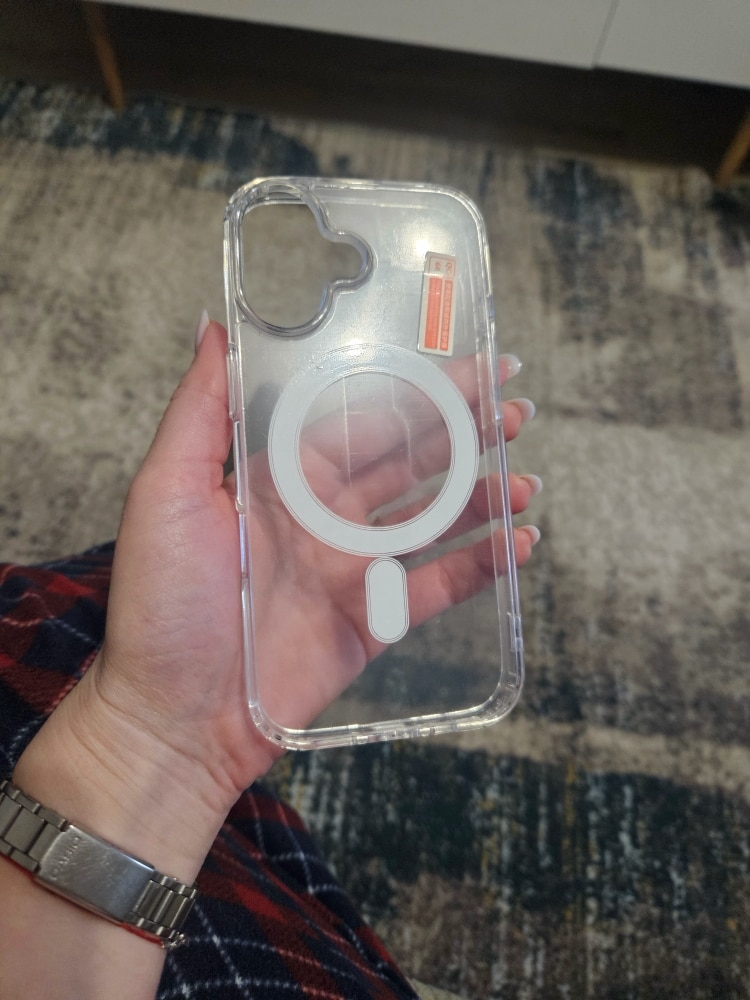 Husa pentru iPhone 17 Pro Max, Silicon Transparent, MagSafe, Protectie pentru camere, Transparenta