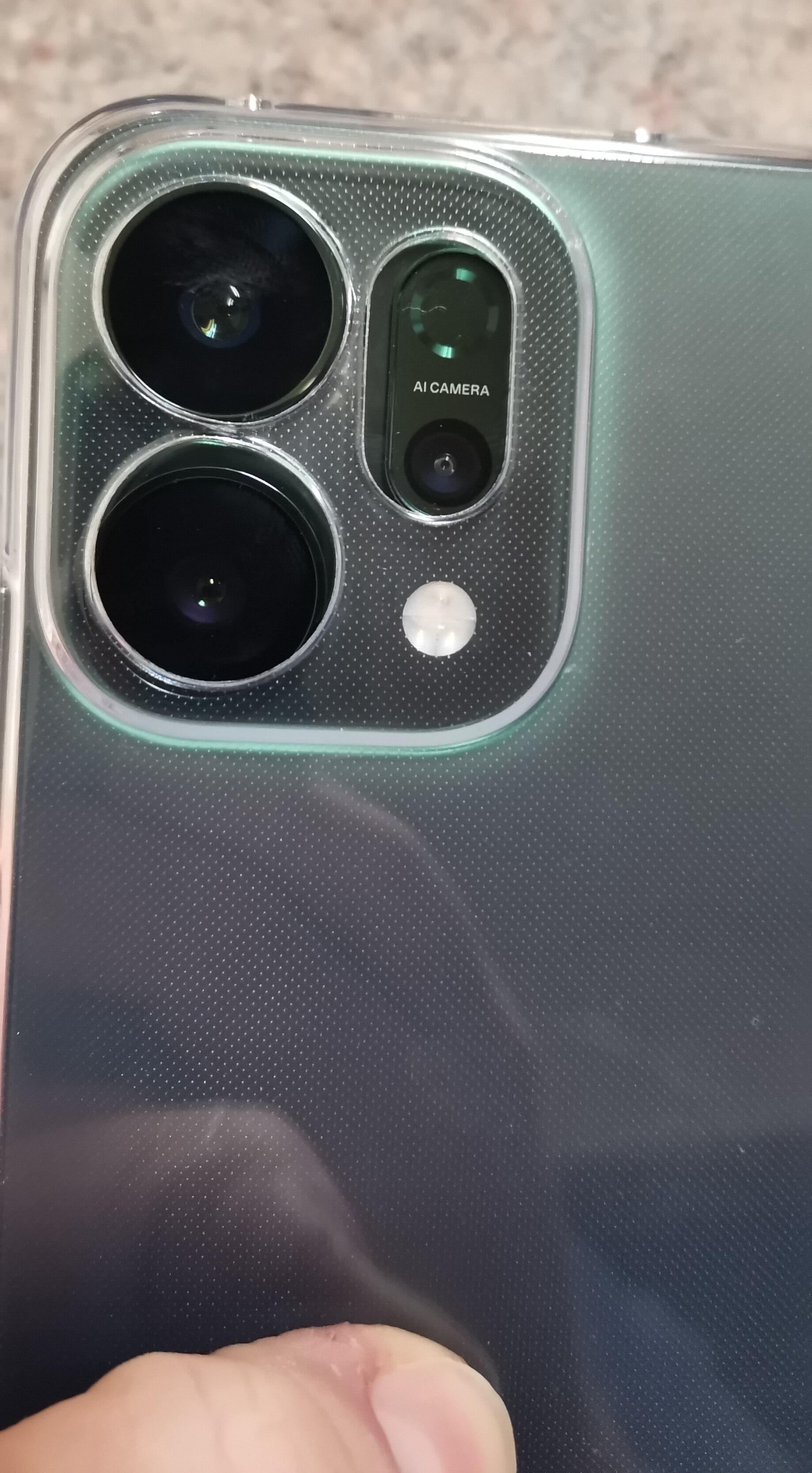 Husa pentru Oppo Reno 14 5G, Anti-Shock 1.5mm, cu protectie lentile, transparenta