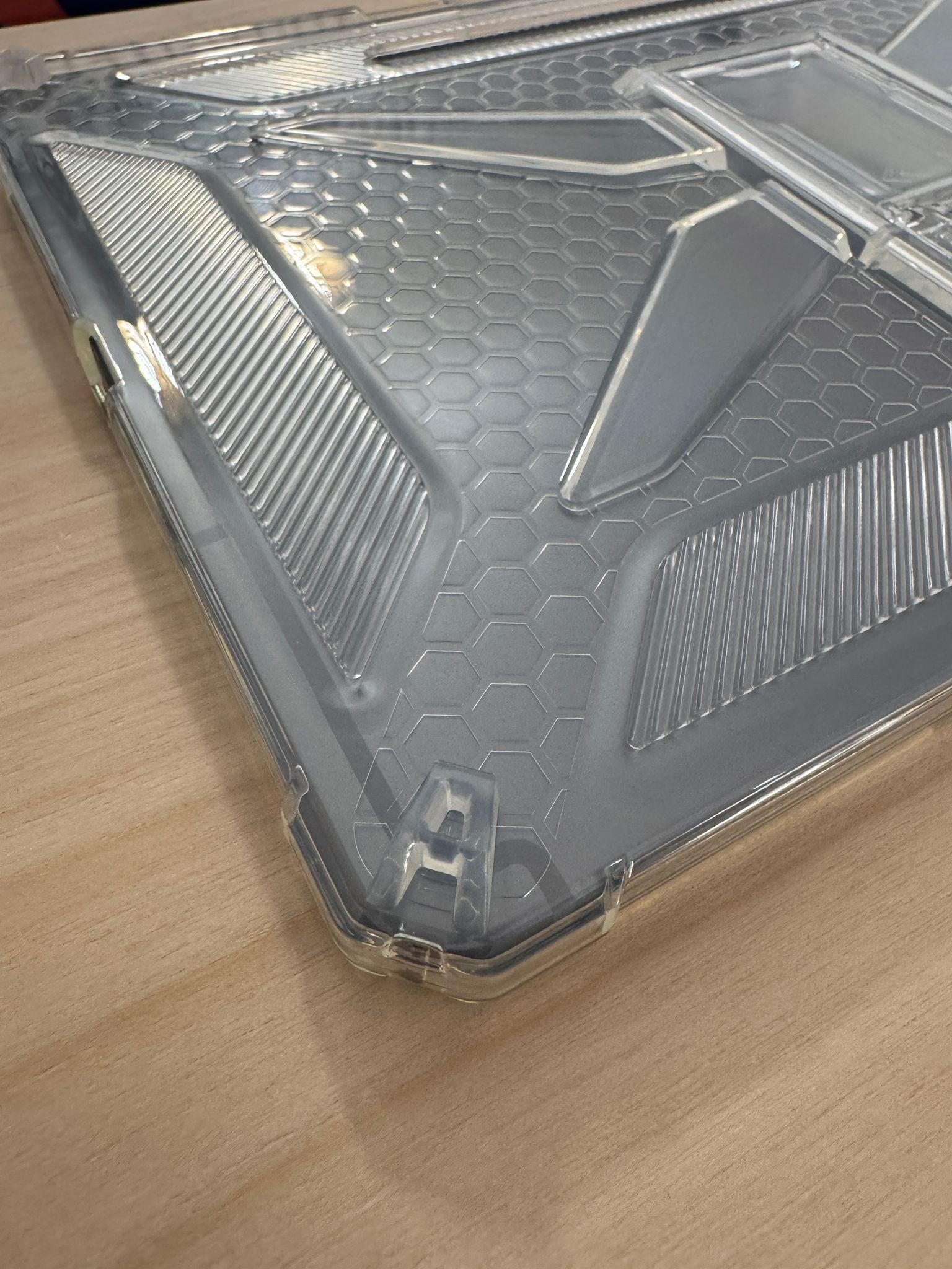 Husa de protectie telefonultau® pentru Samsung Galaxy Tab S10 Lite (X400/X406)/ S10 FE (X520/X526)/ S9 (X710/X716)/ S9 FE (X510/X516), 10.9inch, silicon transparent antishock cu colturi intarite, suport pentru creion si stylus, ideala pentru filme, jocuri