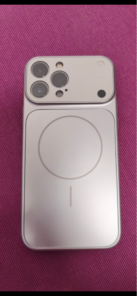 Husa pentru Apple iPhone 13 Pro Max Daden® MagLens, Slim, Incarcare wireless, Magsafe, Protectie camera inclusa, Portocaliu