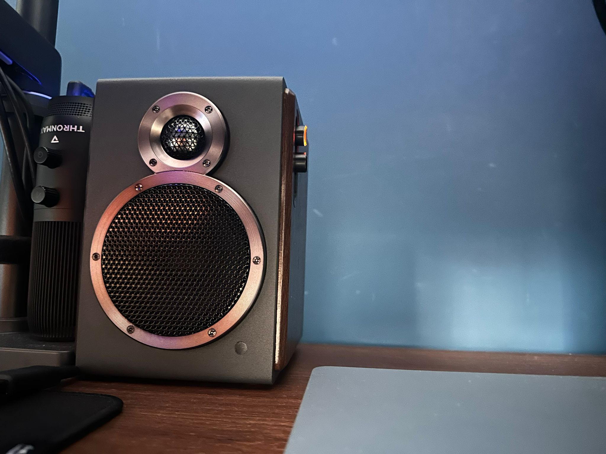 Boxa activa FiiO SA1, 50W, Bluetooth, High-res wireless sound, USB, RCA/Phono, Negru