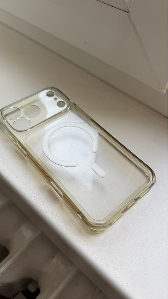 ESR Classic Hybrid HaloLock - Husa telefon - compatibil cu Apple iPhone 17 Pro Max - culoare Transparent