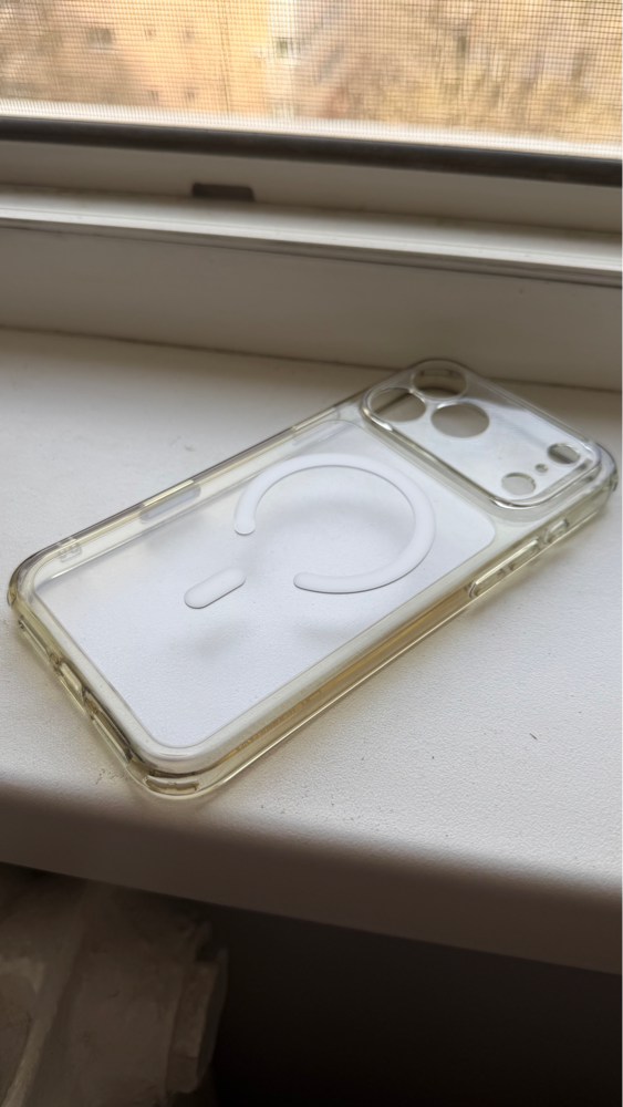 ESR Classic Hybrid HaloLock - Husa telefon - compatibil cu Apple iPhone 17 Pro Max - culoare Transparent