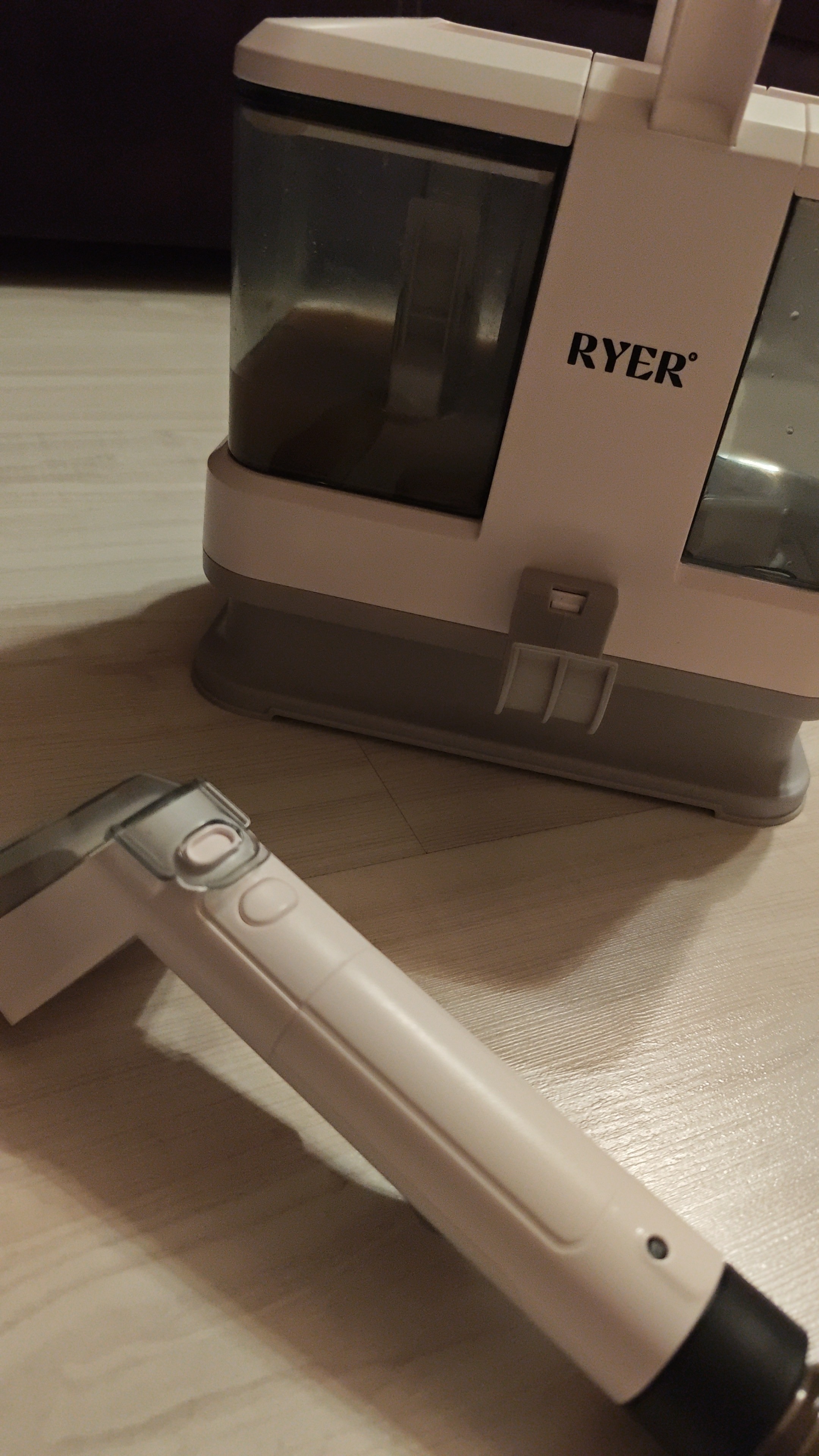 Aspirator profesional cu spalare Ryer Carpet Cleaner COMPACT Injectie-Extractie, Curatator de pete textile, saltele, covoare, tapiterii, mocheta, podele