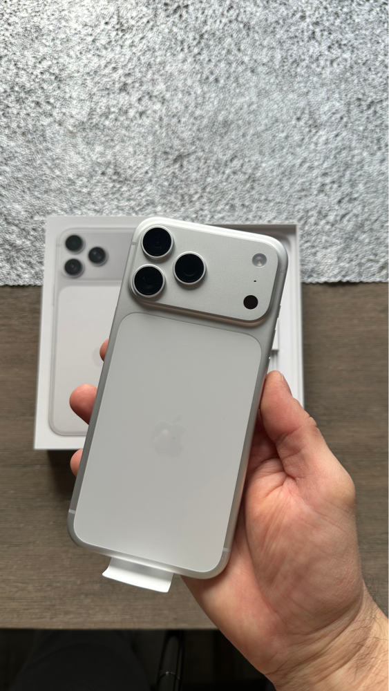 Telefon mobil Apple iPhone 17 Pro Max, 256GB, 5G, Silver