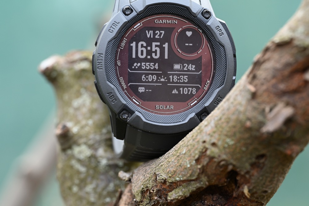 Smartwatch Garmin Instinct 2X, Solar, Flame Red - eMAG.ro