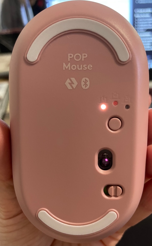 Mouse Wireless Logitech POP cu emoji, Bluetooth, Silent Touch, 3