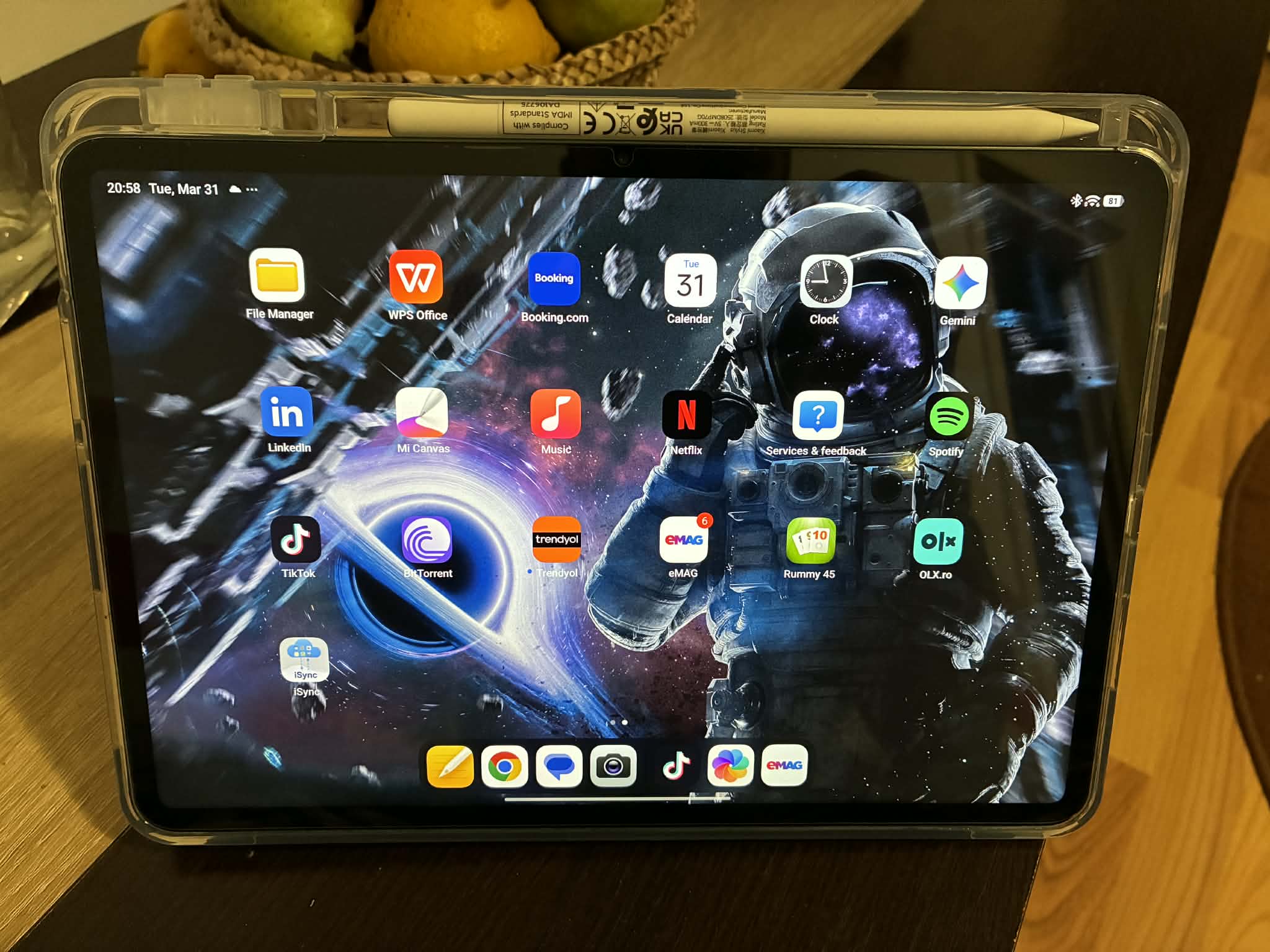 Tableta Xiaomi Pad 8 Pro, WI-FI, 8GB RAM, 256GB ROM, Gri + Woven Strap Ring Stand