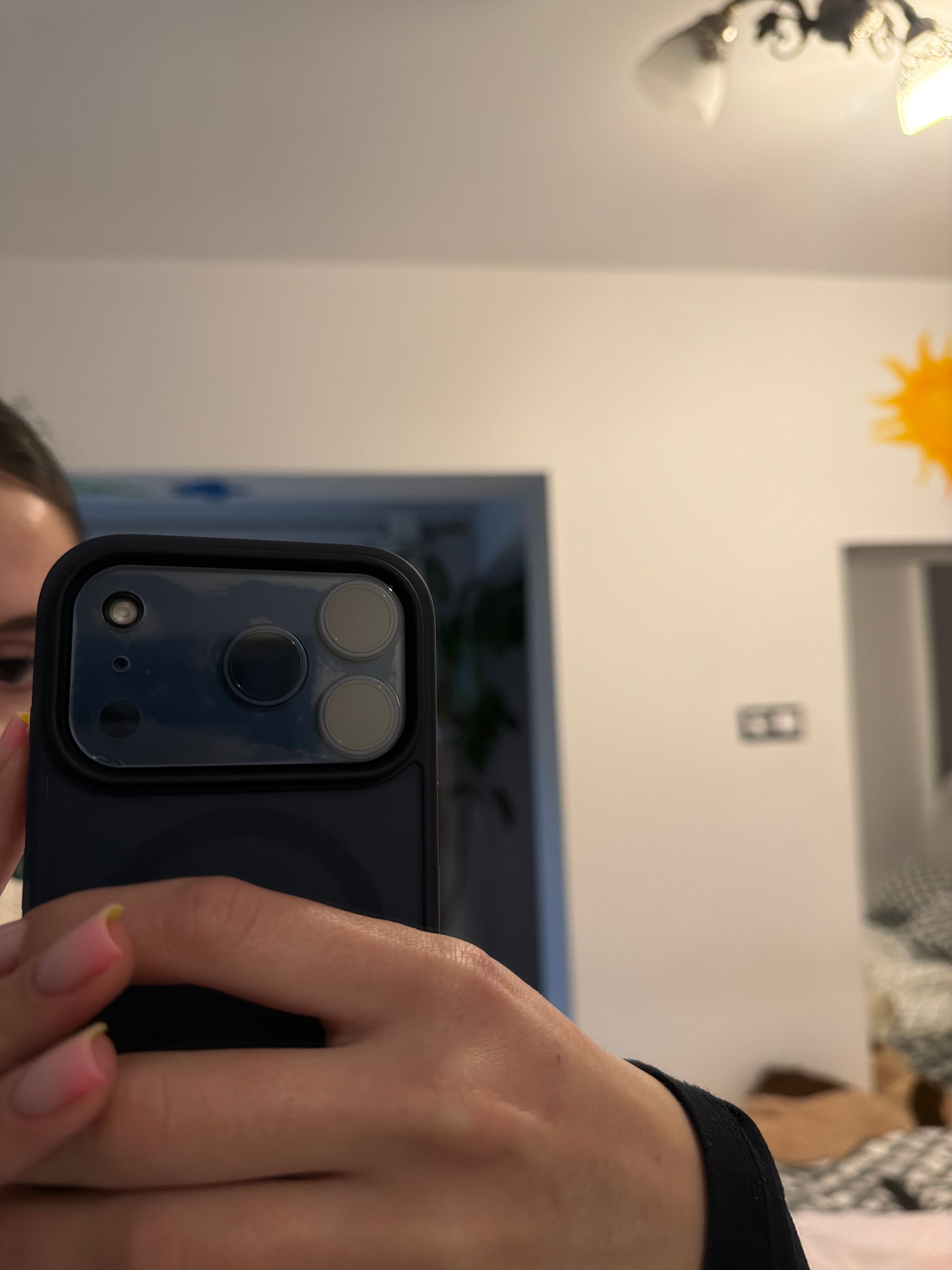 Folie de protectie Camera compatibila cu iPhone 17 Pro, Sticla Securizata, Protectie antisoc, Transparent