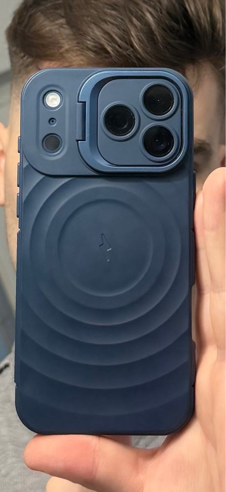 Husa pentru iPhone 17 Pro Max, MagSafe, Ultra Slim, Transparenta Mata, Anti-Amprenta, Protectie Camera, Albastru deschis mat