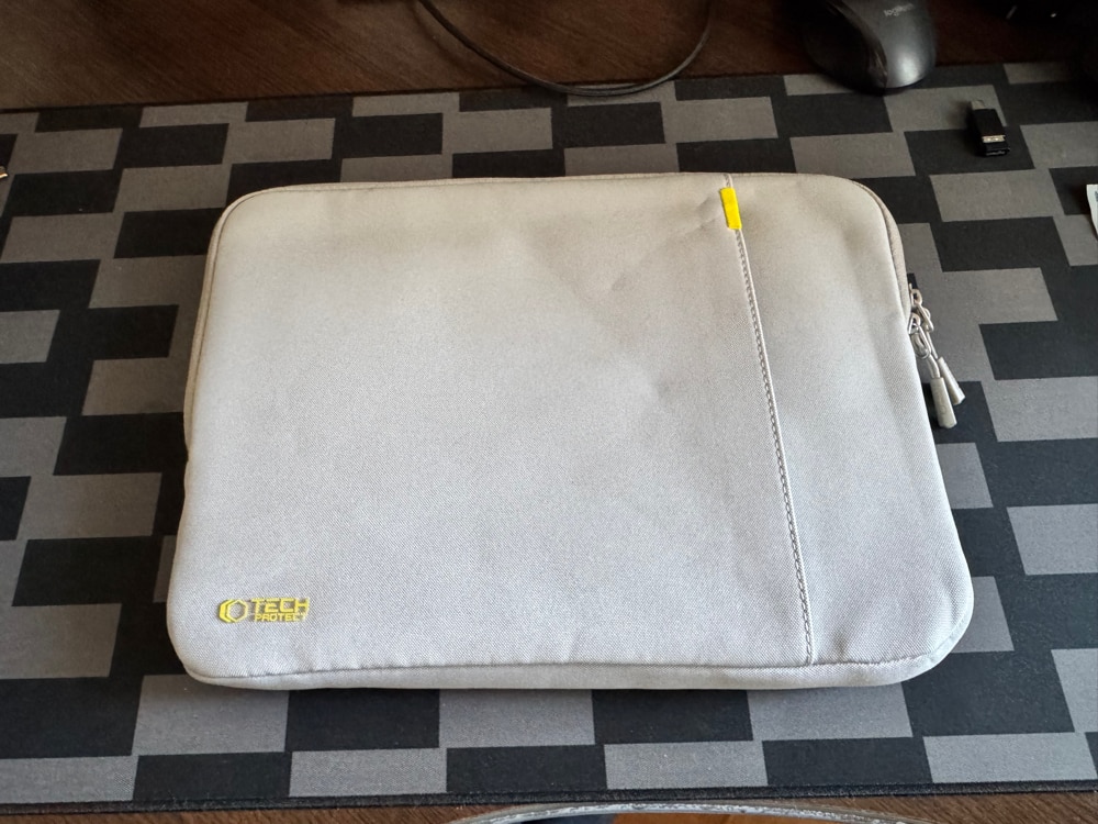 Geanta laptop Tech-Protect Defender, gri, 13-14 inci, 320x240x30mm