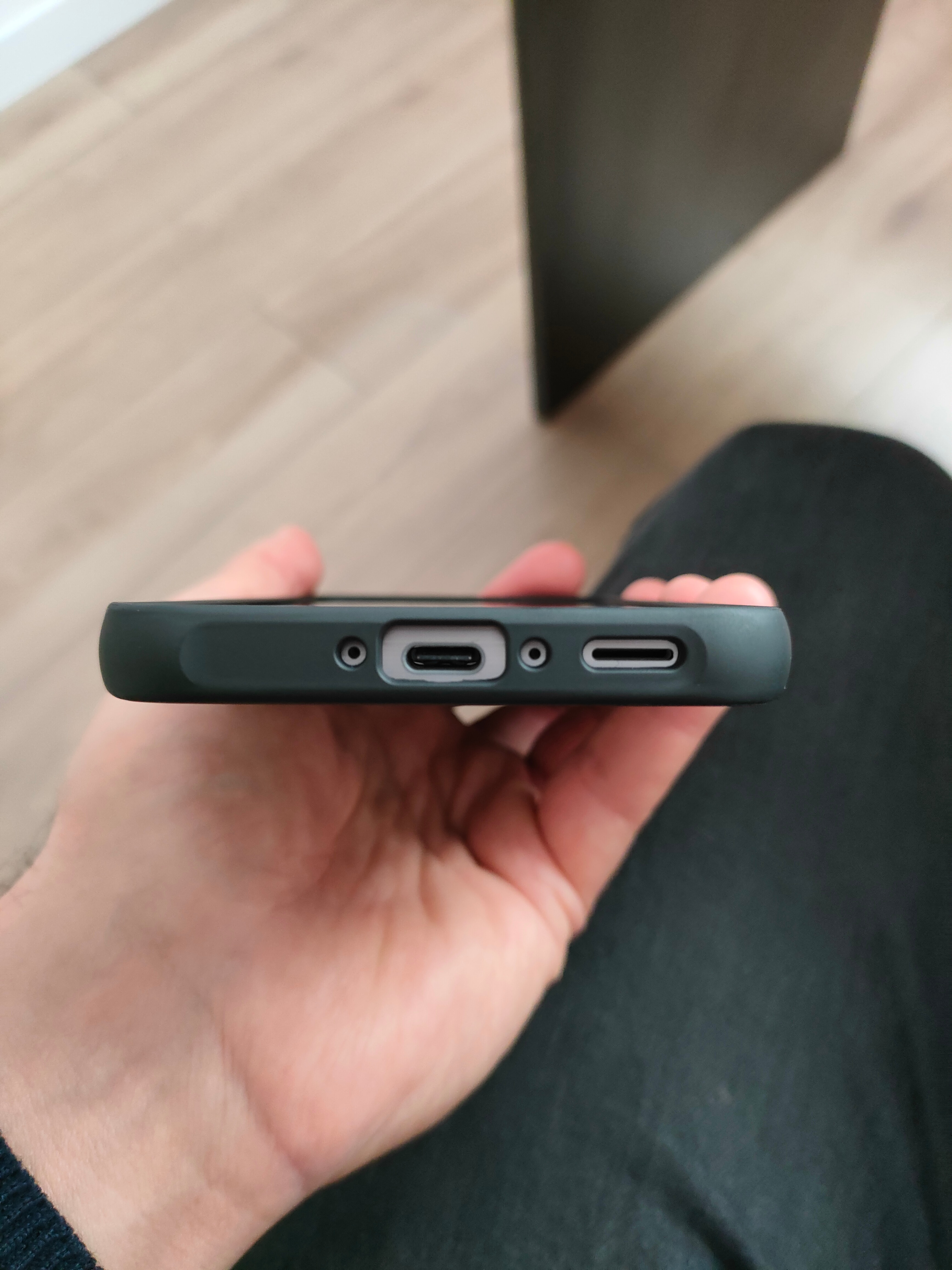 Husa pentru telefon, EJANBO, Samsung Galaxy A56-5G, neagra mata, protectie la cadere, material TPU