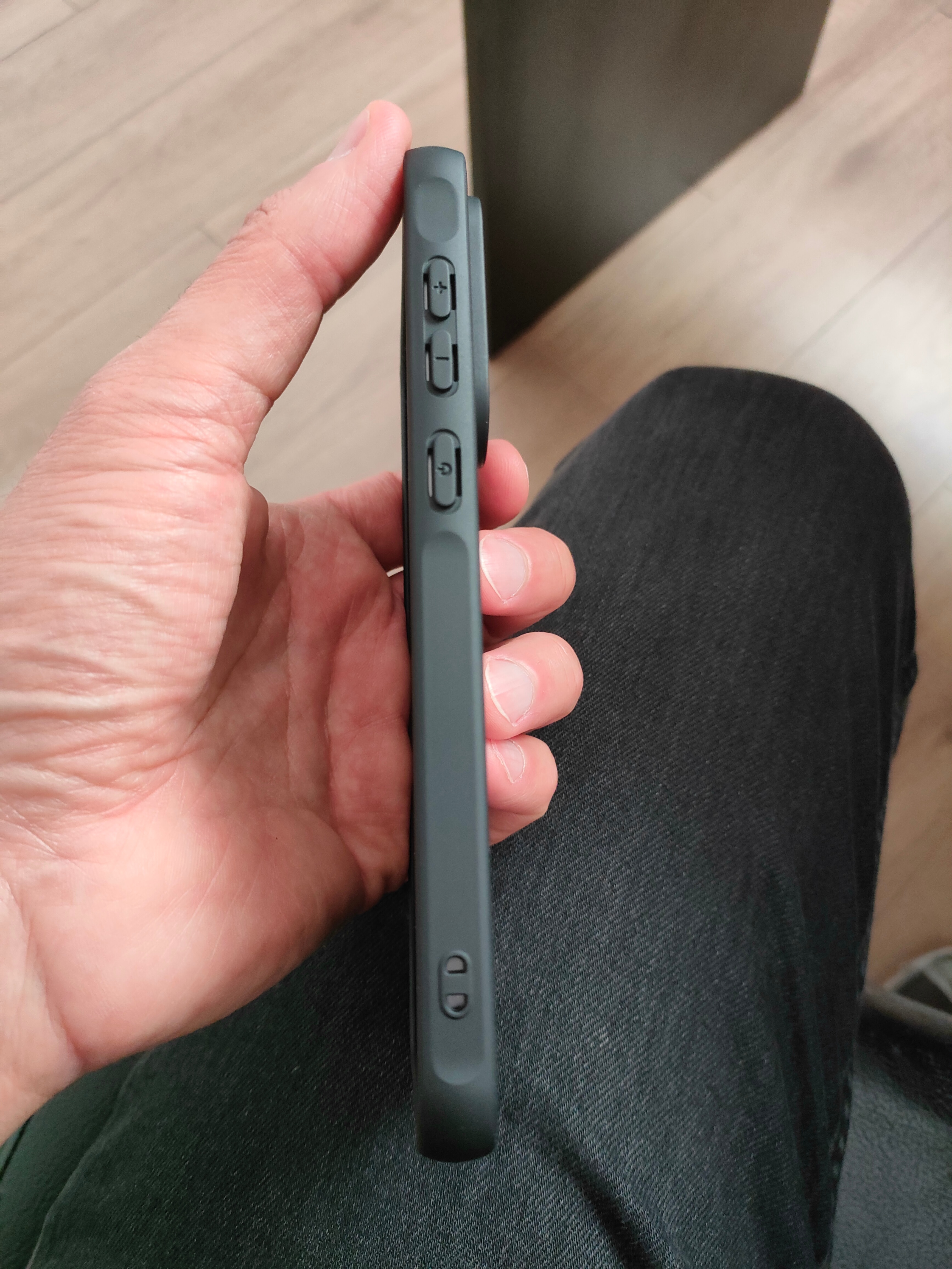 Husa pentru telefon, EJANBO, Samsung Galaxy A56-5G, neagra mata, protectie la cadere, material TPU