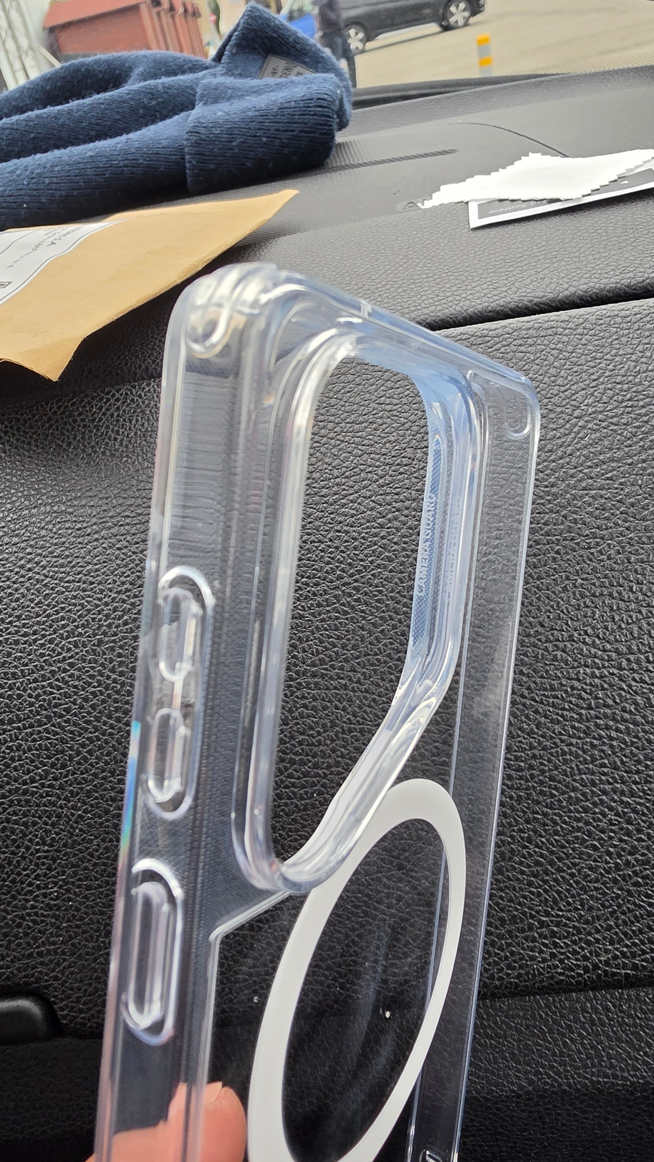 Husa pentru Samsung Galaxy S26 Ultra ESR Classic Hybrid HaloLock Kickstand, Antisoc, MagSafe, Incarcare wireless, Suport integrat, Transparent