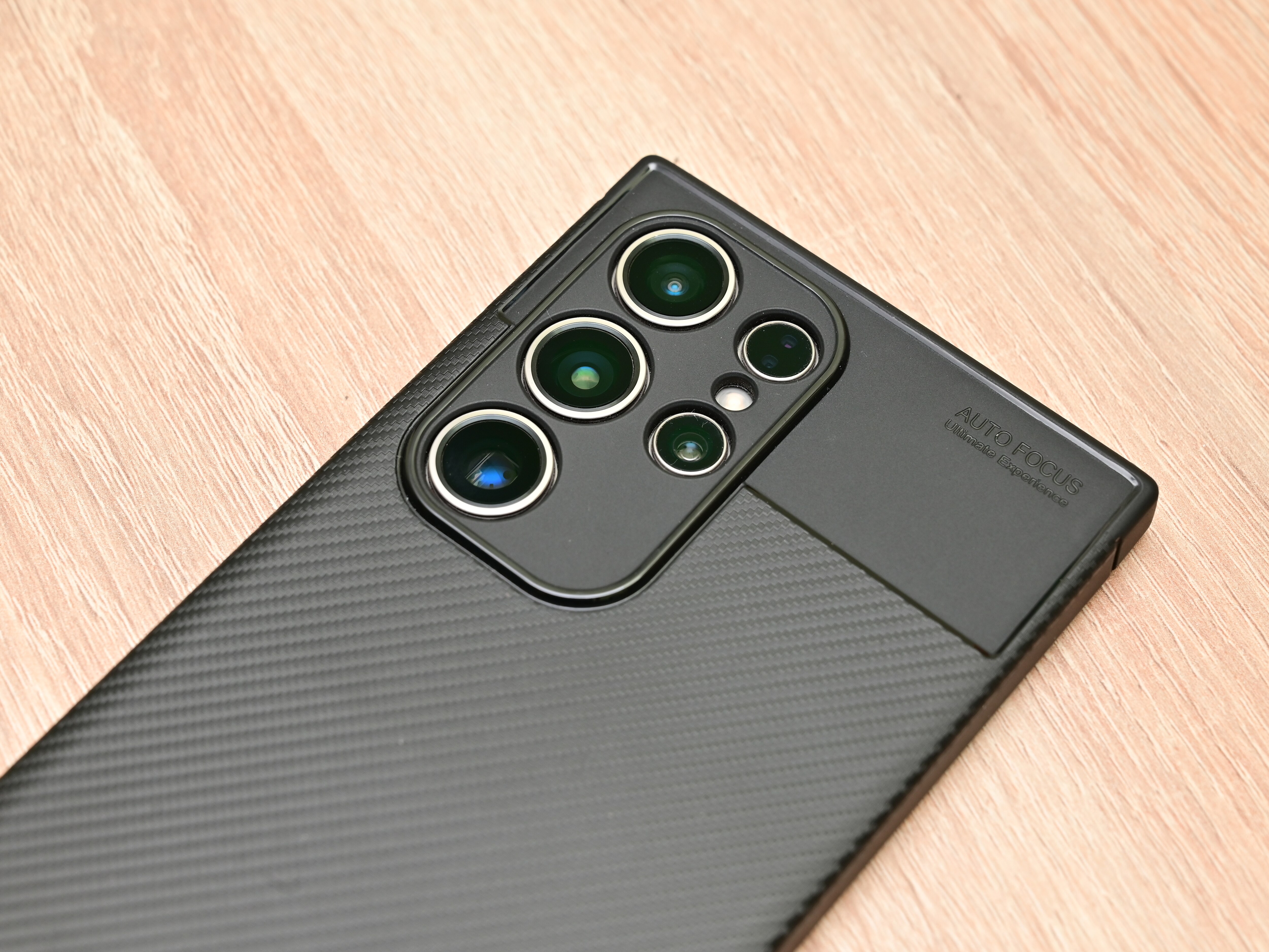 Husa Auto Focus Carbon ALC Mobile, Pentru Samsung Galaxy S24 Ultra, - Negru