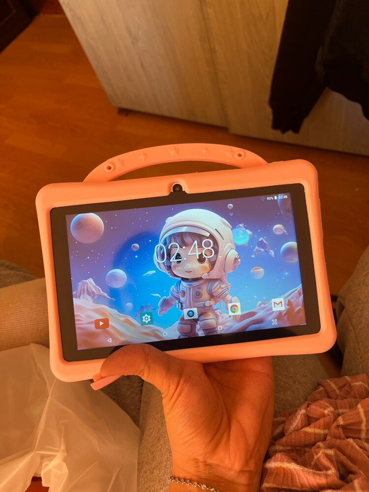 Tableta pentru Copii 7 Inch Android 14 - 4GB RAM, 128GB, Control Parental, Ecran HD 1024x600, Aplicatii Educationale, Software Preinstalat pentru Copii, Suporta, 1024 x 600 Fara SIM 7 inch 128 GB