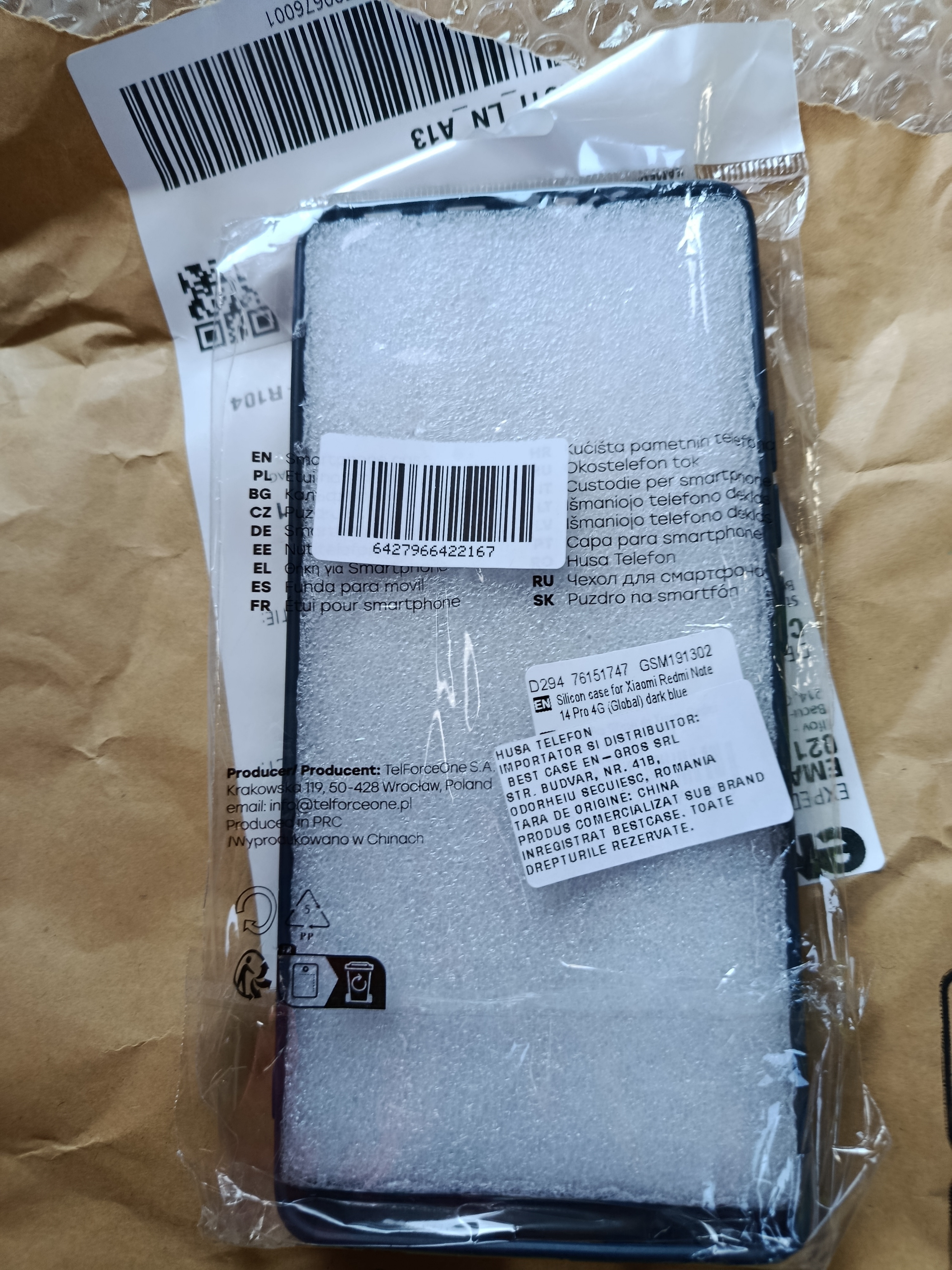 BestCase® Husa Pentru Xiaomi Redmi Note 14 4G, Anti Shock 1.5MM, Protectie camera si ecran, Transparent