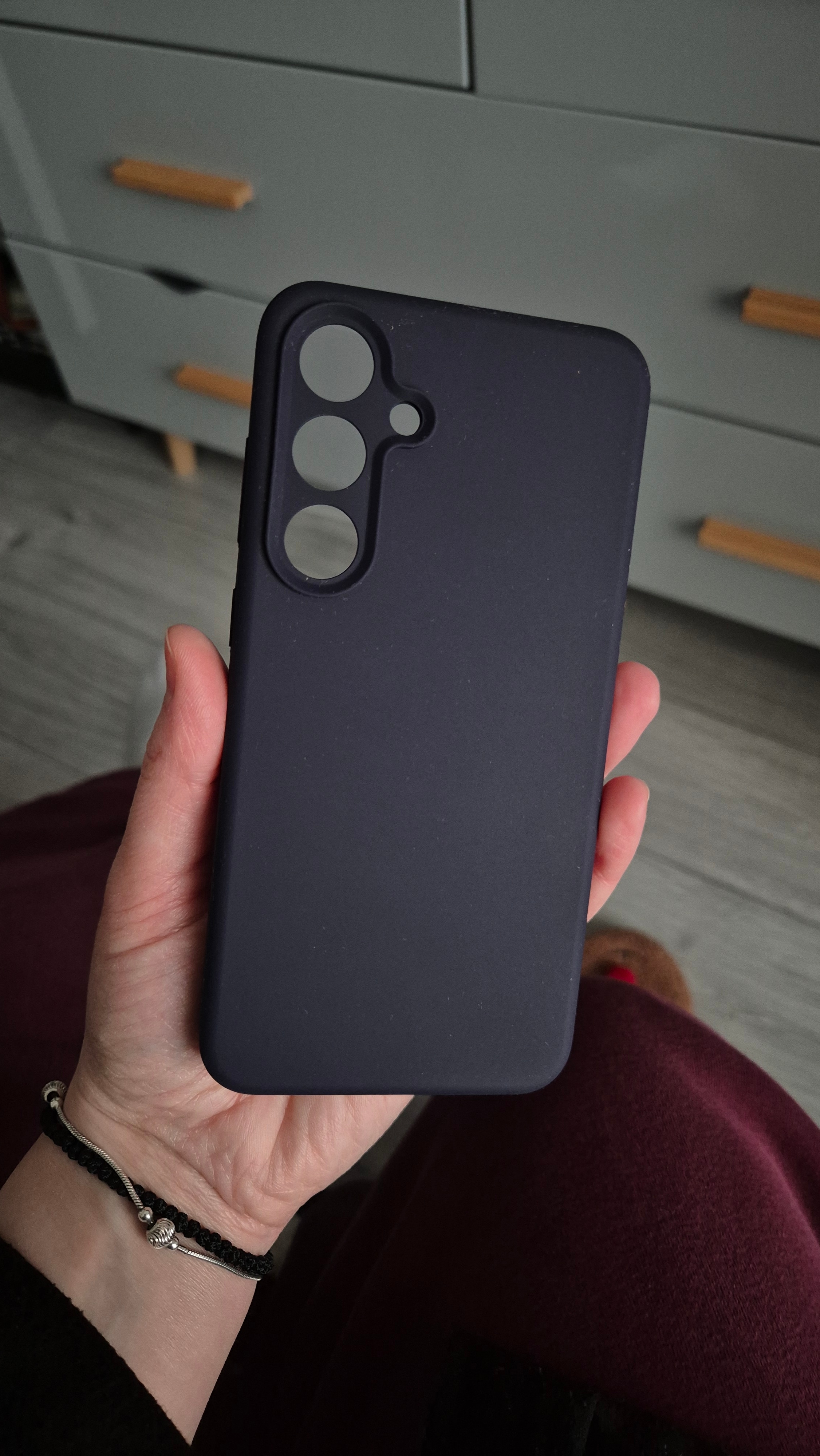 Husa protectie telefon, Silicon, Interior Microfibra, Pentru Samsung Galaxy S25 Plus/S24 Plus Roz