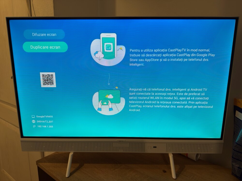 Televizor METZ QLED 32MQE7100Z, 80 cm, Smart Google TV, HD, Clasa E (Model 2025)