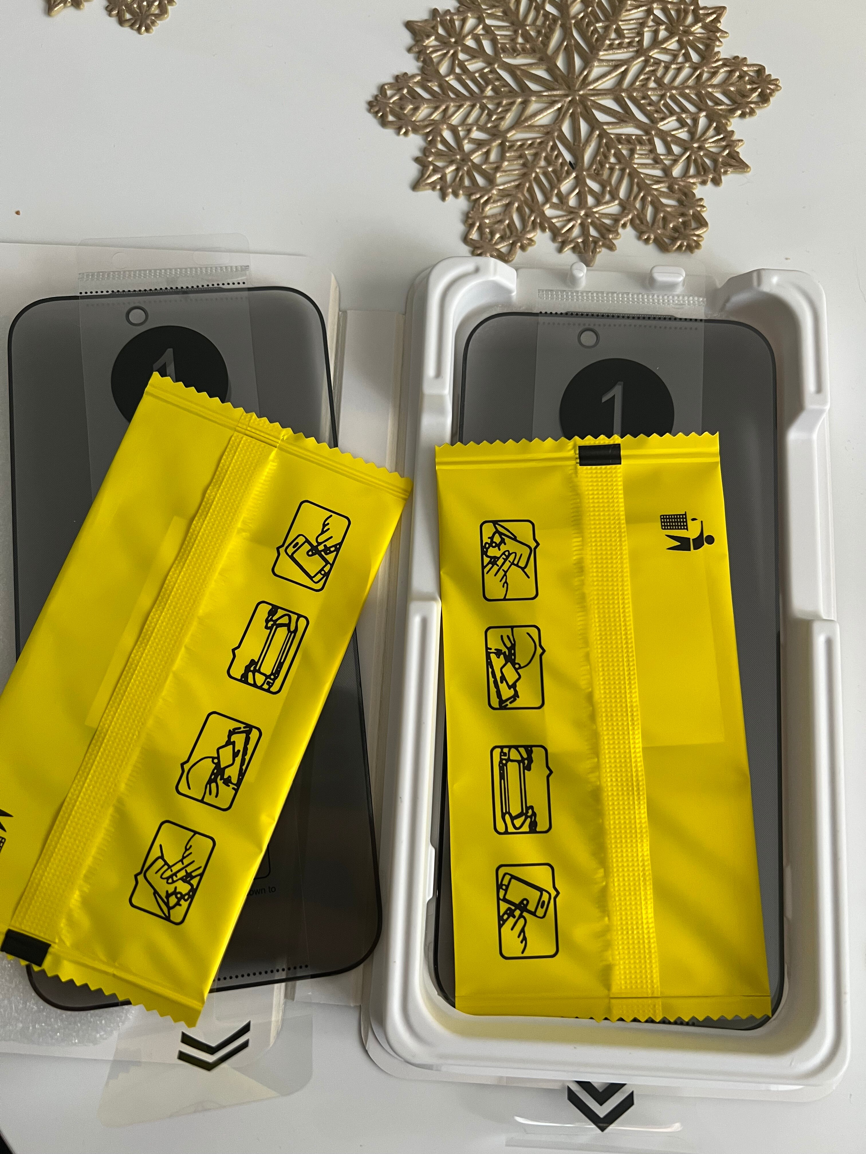 Set 2 Folie Sticla Privacy pentru iPhone 17 ProMax – Sticla Securizata 9H+ Anti-Spy 28 Grade, Kit Instalare Automata Anti-Praf Rapid, Tratament Oleofob Electronic, Anti-Amprenta, Sensibilitate Touch Avansata