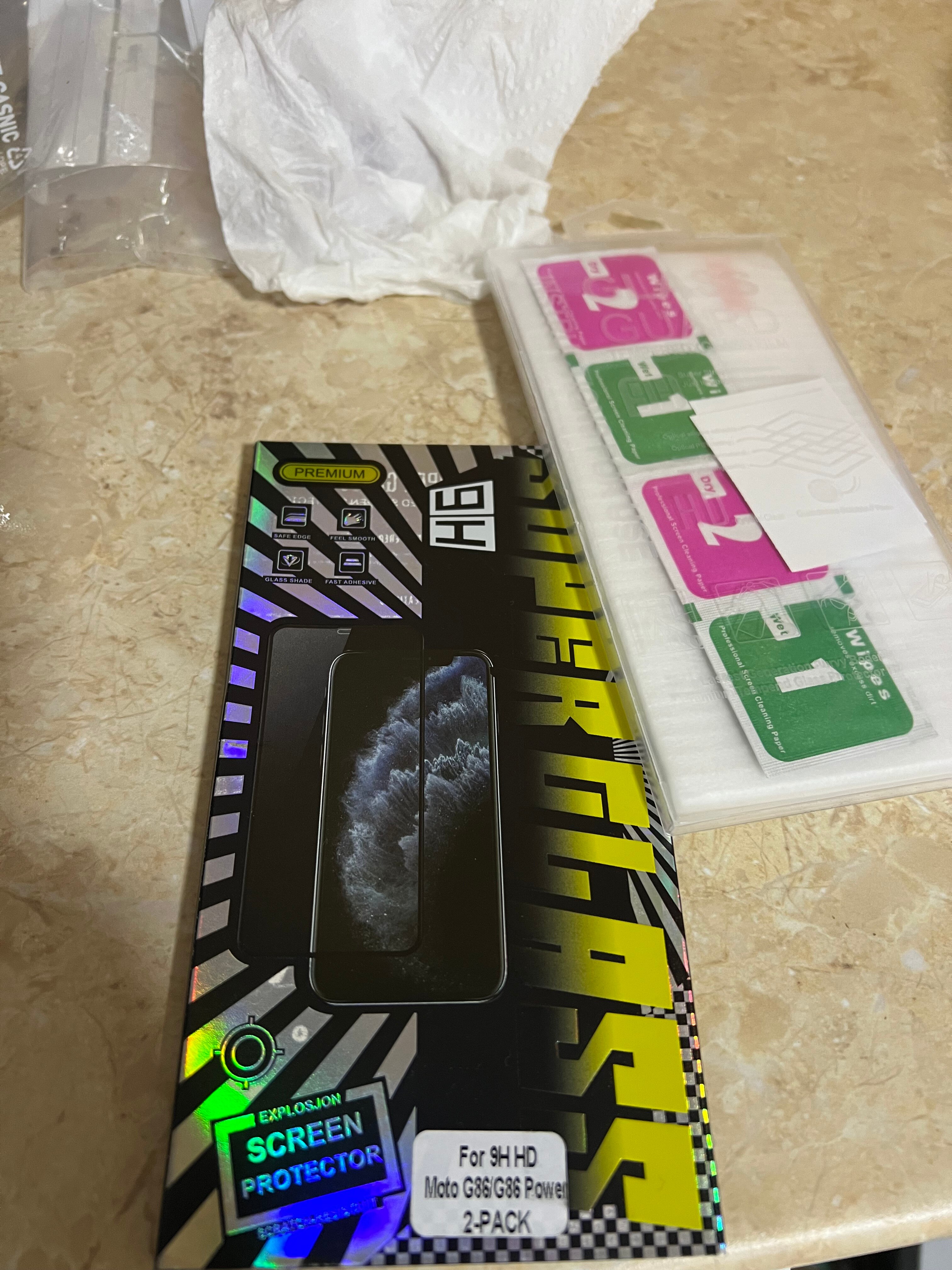 Set 2 Folie Sticla pentru Motorola G86/G86power – Sticla Securizata 9H+, Claritate Super HD, Tratament Oleofob Electronic, Anti-Amprenta, Sensibilitate Touch Avansata, Acoperire Completa Compatibila cu Husa