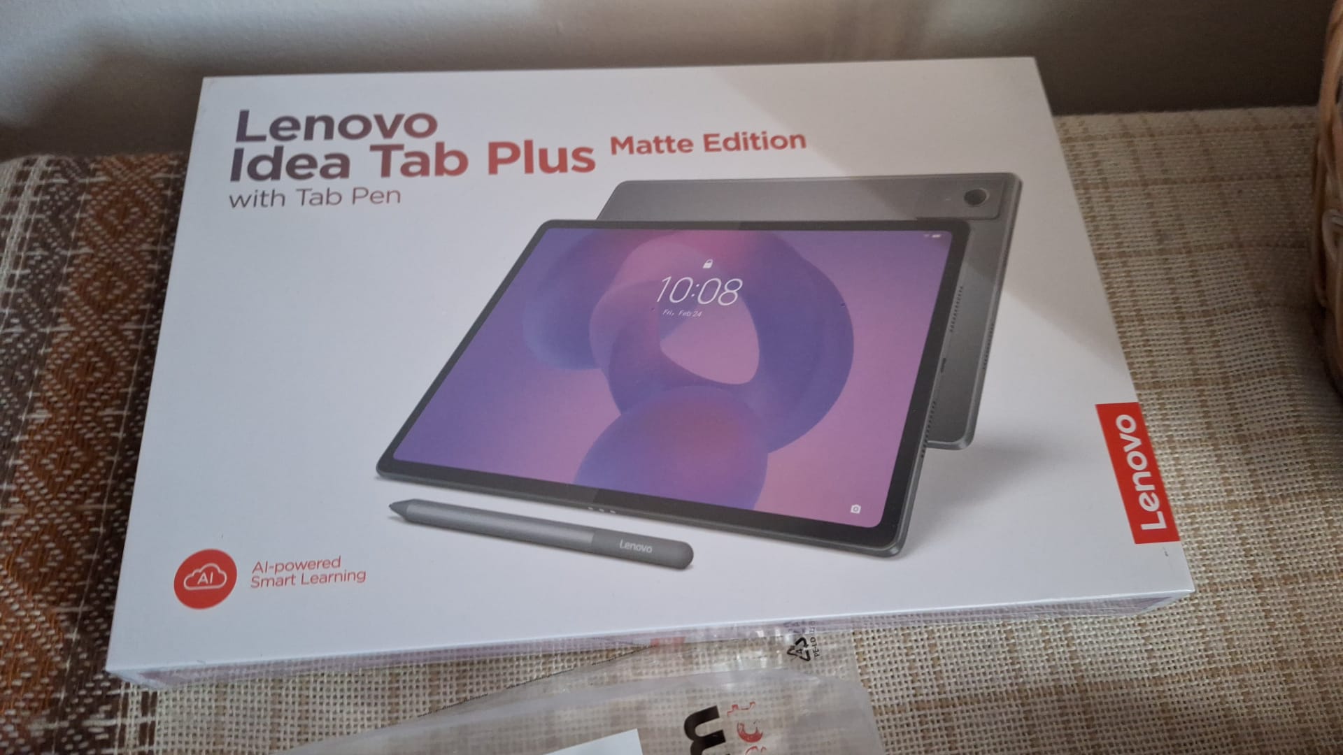 Tableta Lenovo Idea Tab Plus, 8-Core, 12.1" 2.5K (2560x1600) IPS 600nits, 8GB RAM, 256GB, Luna Grey + Lenovo® Tab Pen