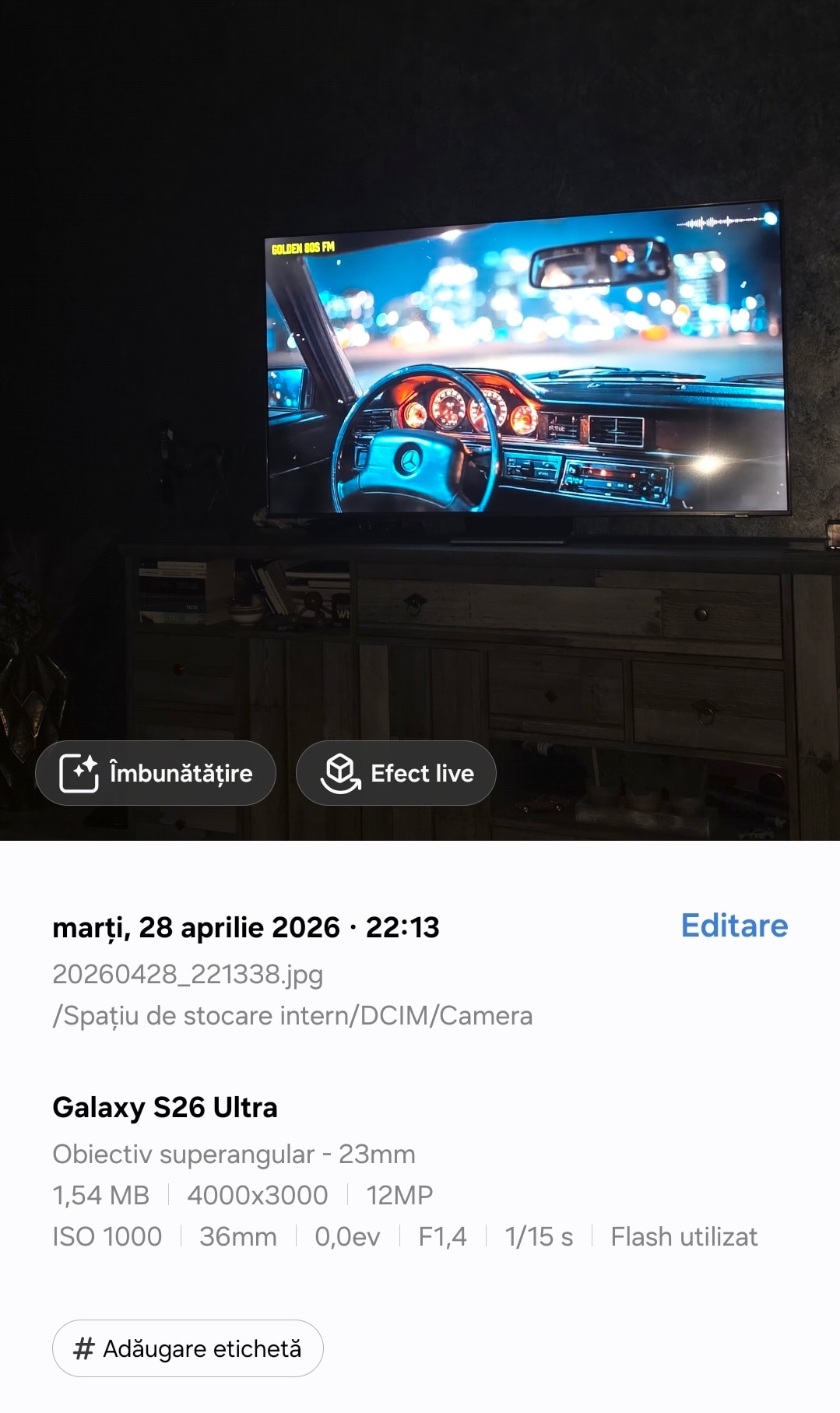 Telefon mobil Samsung Galaxy S26 Ultra, Dual SIM, 12GB RAM, 512GB, 5G, White