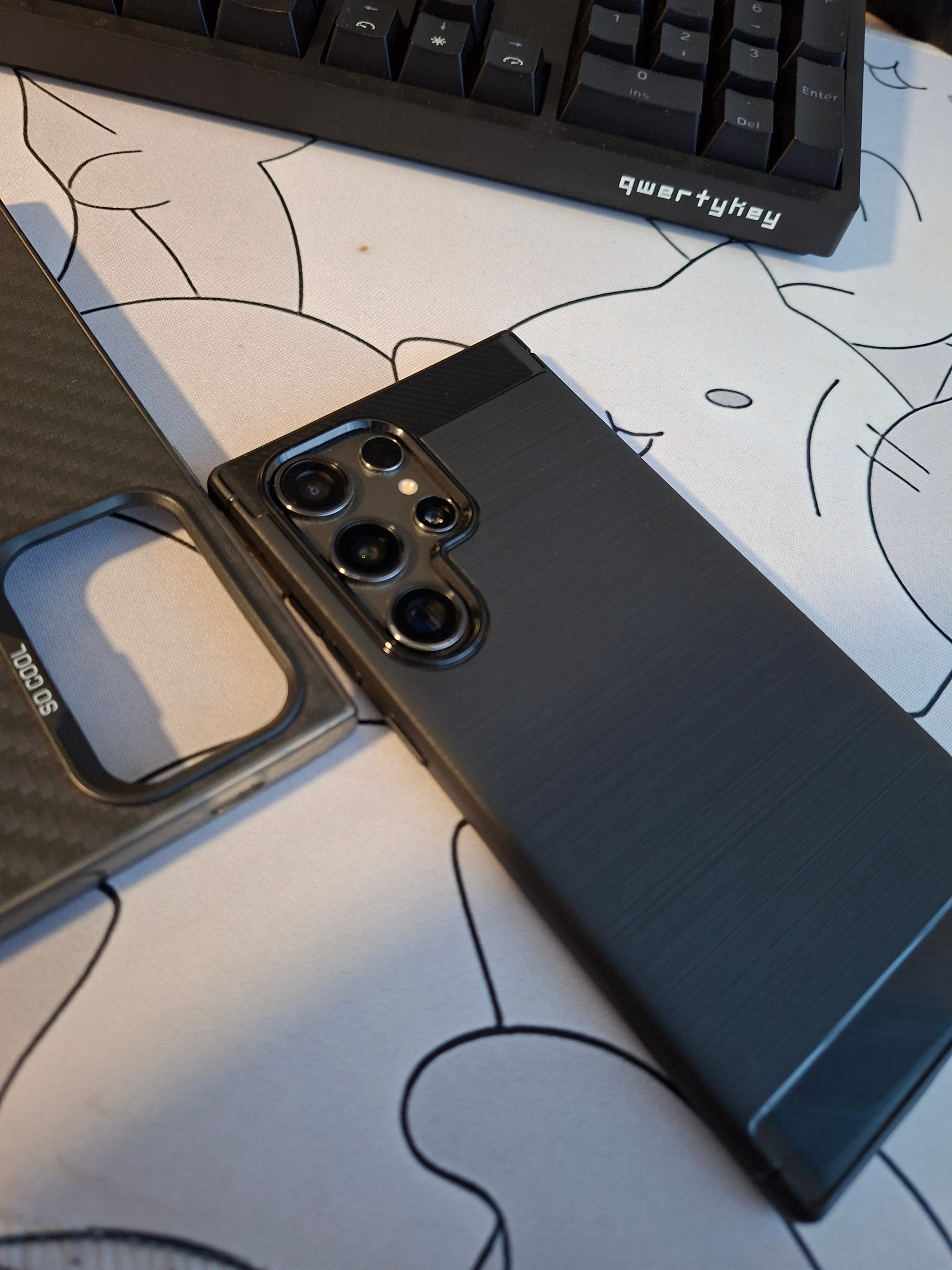 Husa protectie Mat-Tech compatibila cu Samsung Galaxy S24 Ultra, Protectie Camera, Colturi anti-soc, Decupaje Precise, Rezistenta la impact, Transparenta