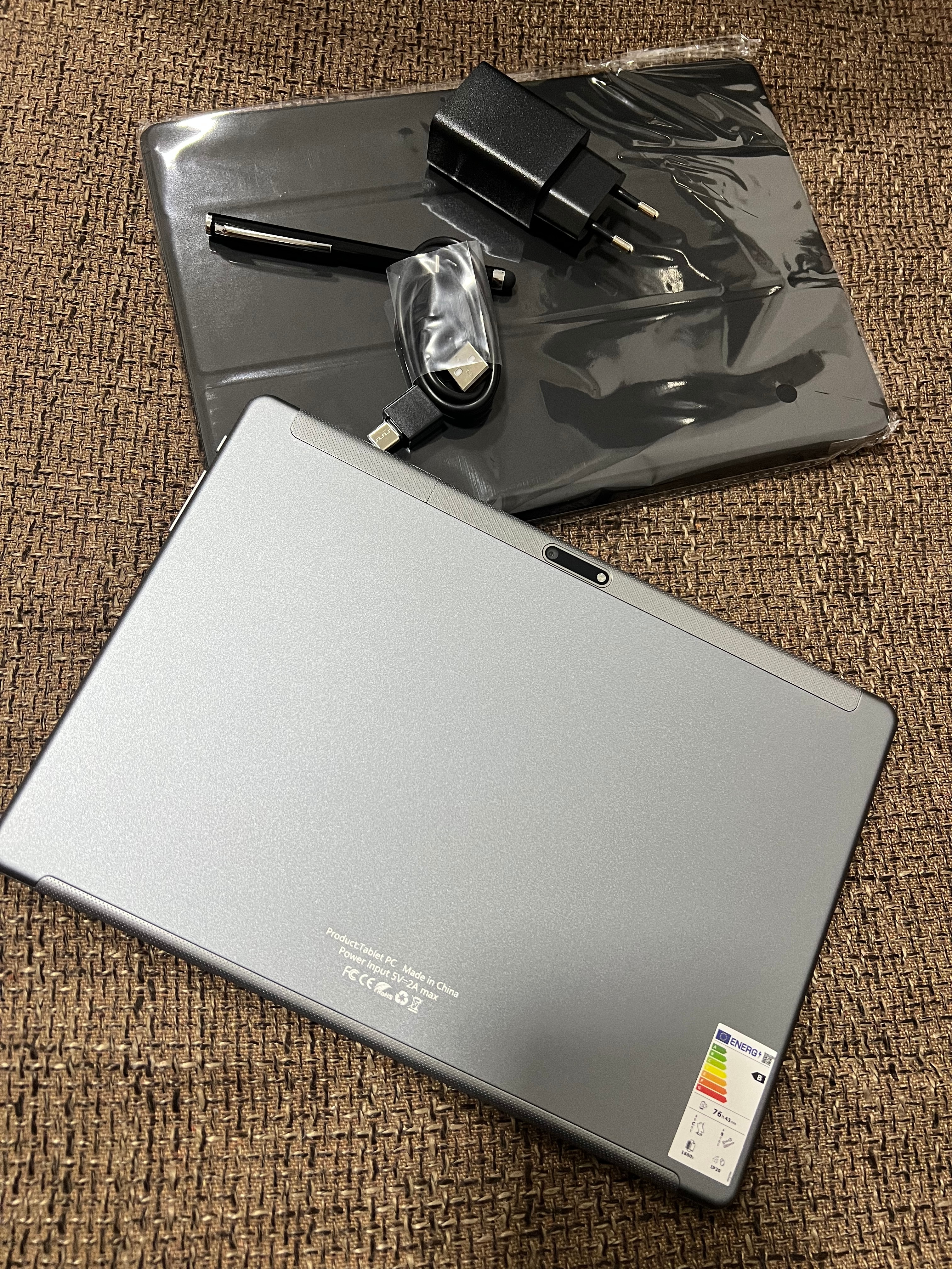 Tableta pentru copii de 10 inch, LULUGTI, Android 13, 6GB RAM, 128 GB ROM, ecran tactil IPS HD 1280x800, tableta cu control parental, software pentru copii preinstalat, WiFi, Bluetooth, Albastru