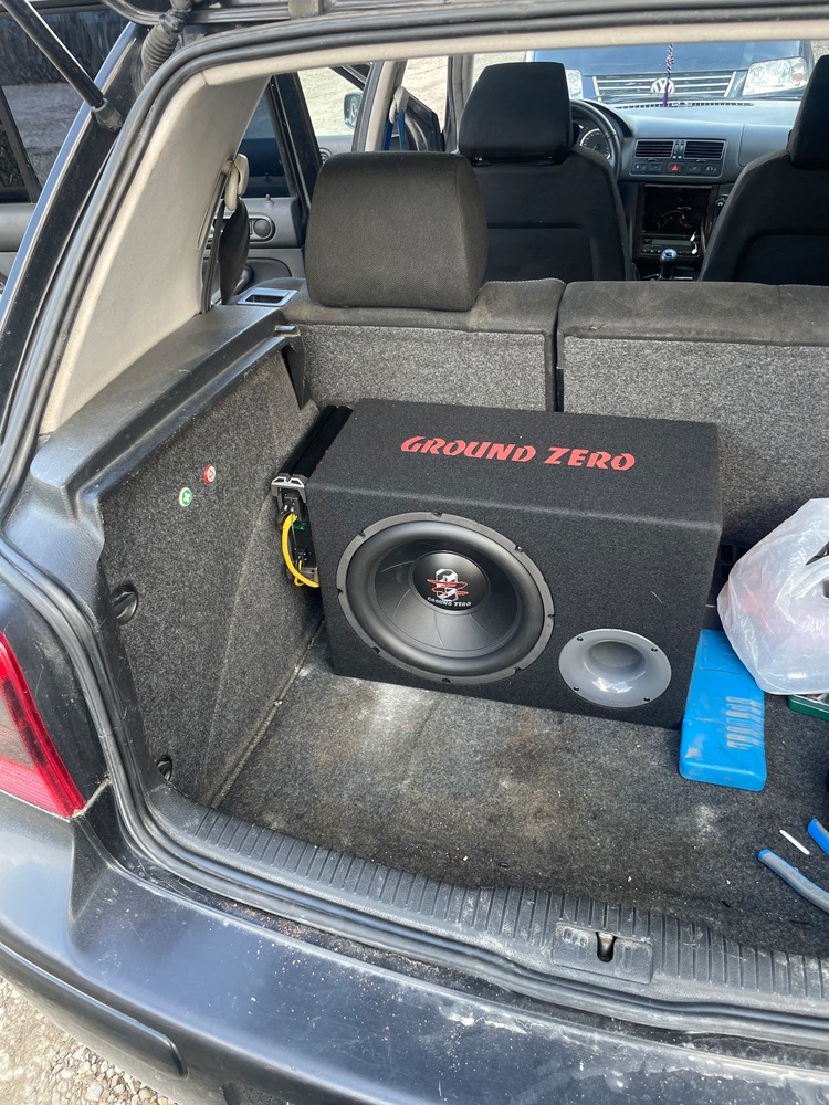 アンプ Shige2000 Pachet Ground Zero GZ Basskit 12.300X-II Subwoofer Bass Reflex