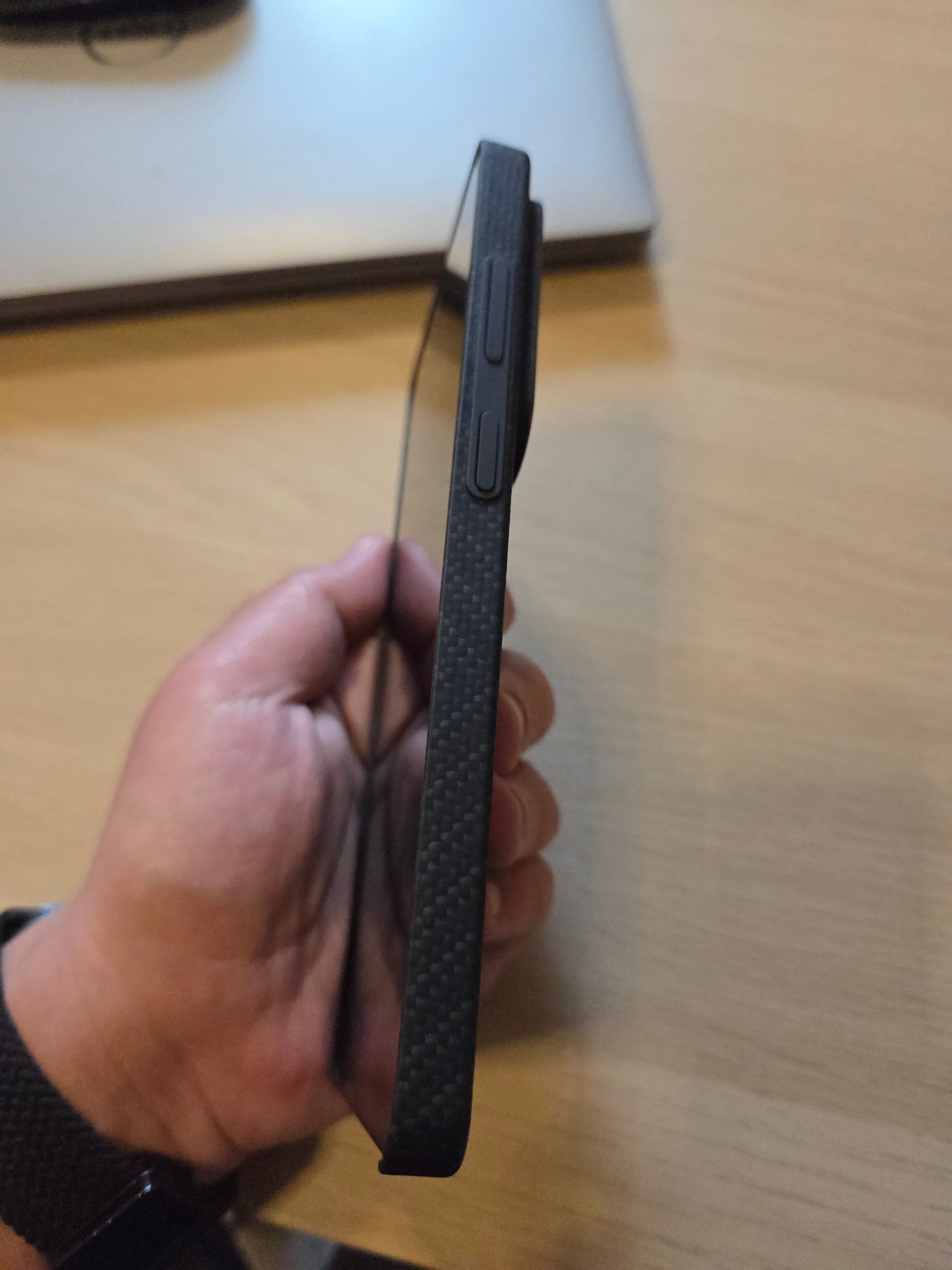 Husa de protectie Samsung pentru Galaxy S26 Ultra, Carbon Magnet, Dark Blue