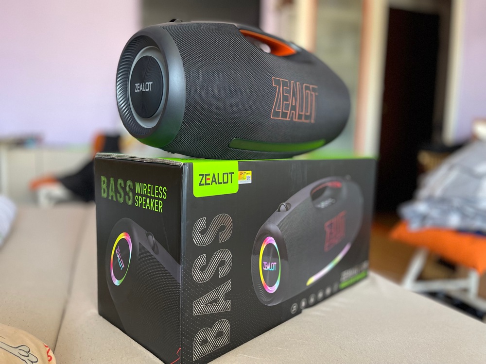 Boxa portabila Zealot S89, 250W, subwoofer, Bluetooth, 48000mAh