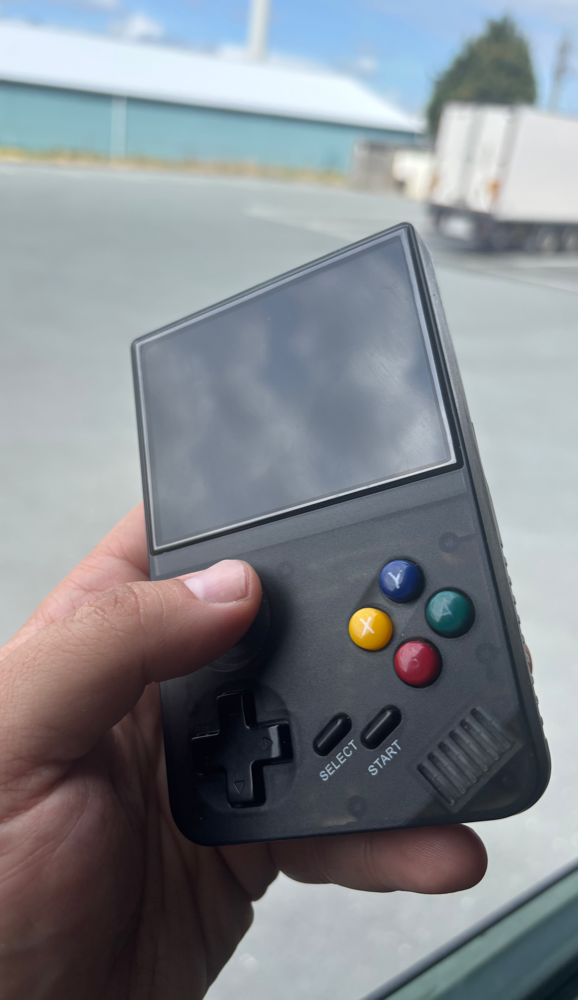 Consola Jocuri Portabila, TRIMUI Smart Pro, Wi-Fi, Jocuri Incluse, Retro, 5000 mAh, Quad core Cortex-A35 1.8GHz, 1GB RAM LPDDR4