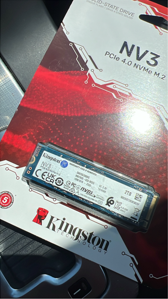 Solid State Drive (SSD) Kingston NV3, 2TB, PCIe 4.0 NVMe, M.2