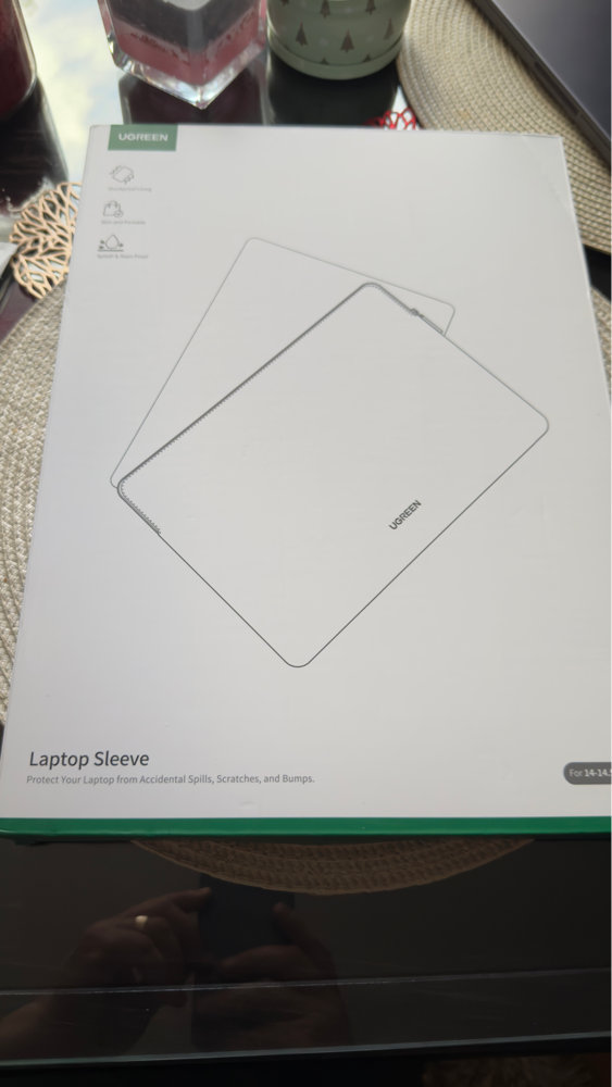 Husa Ugreen Sleeve Pentru Laptop / Macbook Pro / Air, 13 -13.9 inch, Gri