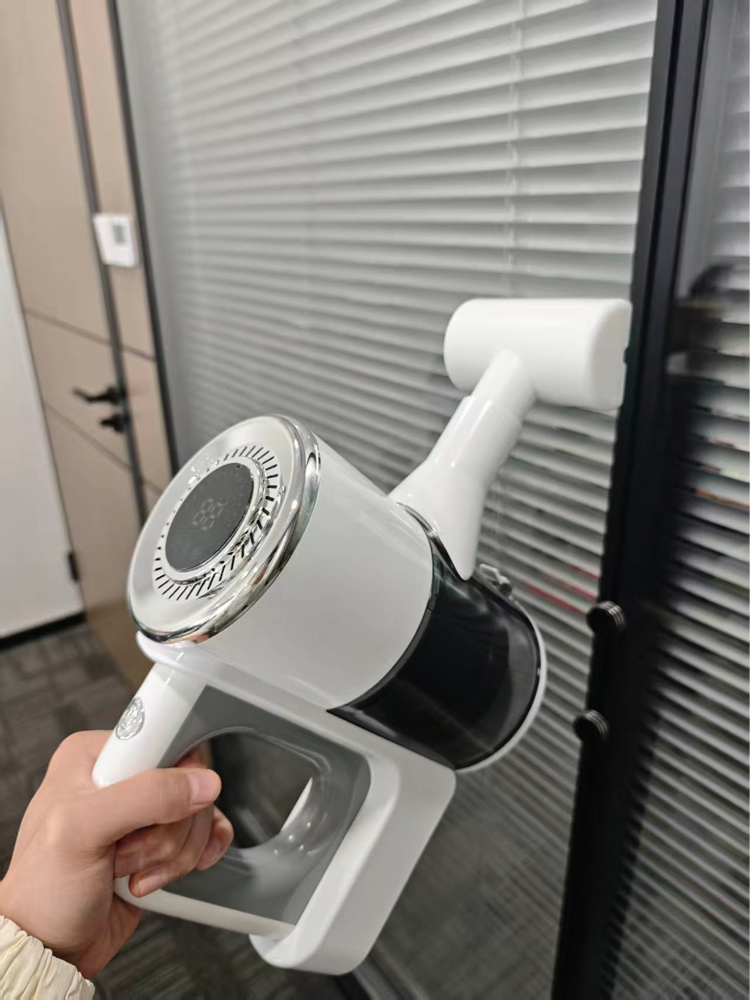Aspirator vertical fara fir 4 in 1, 200 W, 28000Pa, autonomie 35 min, filtrare 99.9%, cap flexibil 270°, tub flexibil, perie cu LED, 300000 RPM, baterie 2600 mAh, aspirator vertical cu filtru HEPA in 5 etape, suport de perete cu incarcare, perii multiple