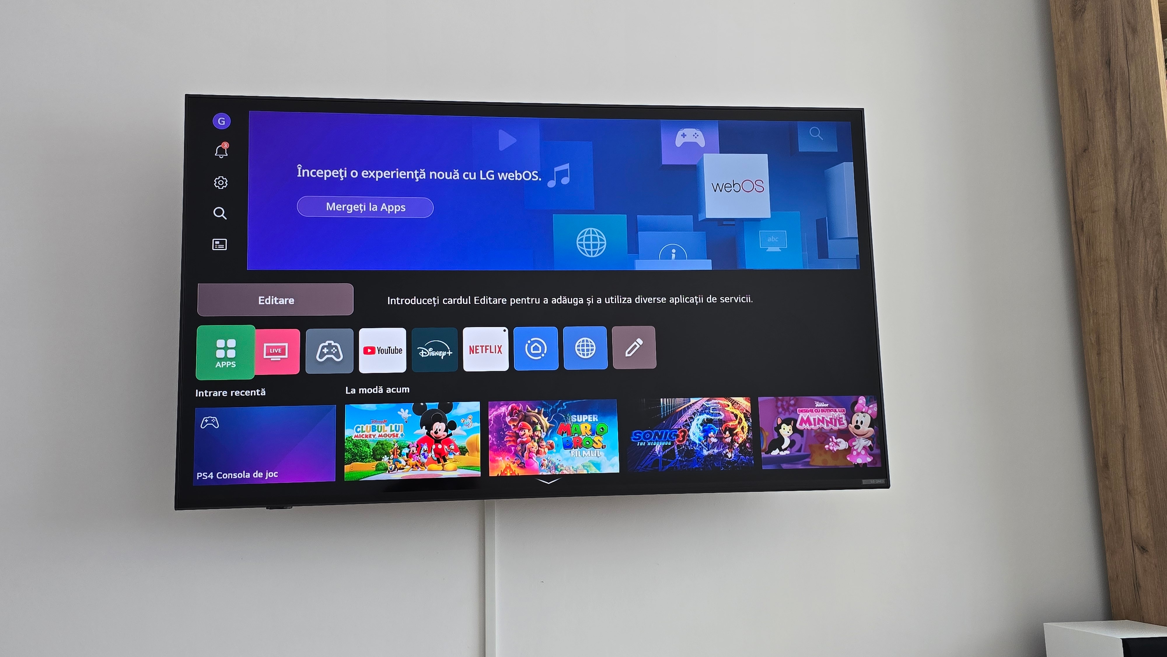 Televizor LG QNED 50QNED70A6A, 126 cm, Smart, 4K Ultra HD, Clasa F (Model 2025)