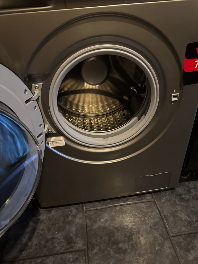 Masina de spalat rufe TCL FF1014SA1, 10 kg, 1400 RPM, Clasa A, Motor Inverter, Steam Wash, Drum Clean, Honeycomb Drum, Argintiu
