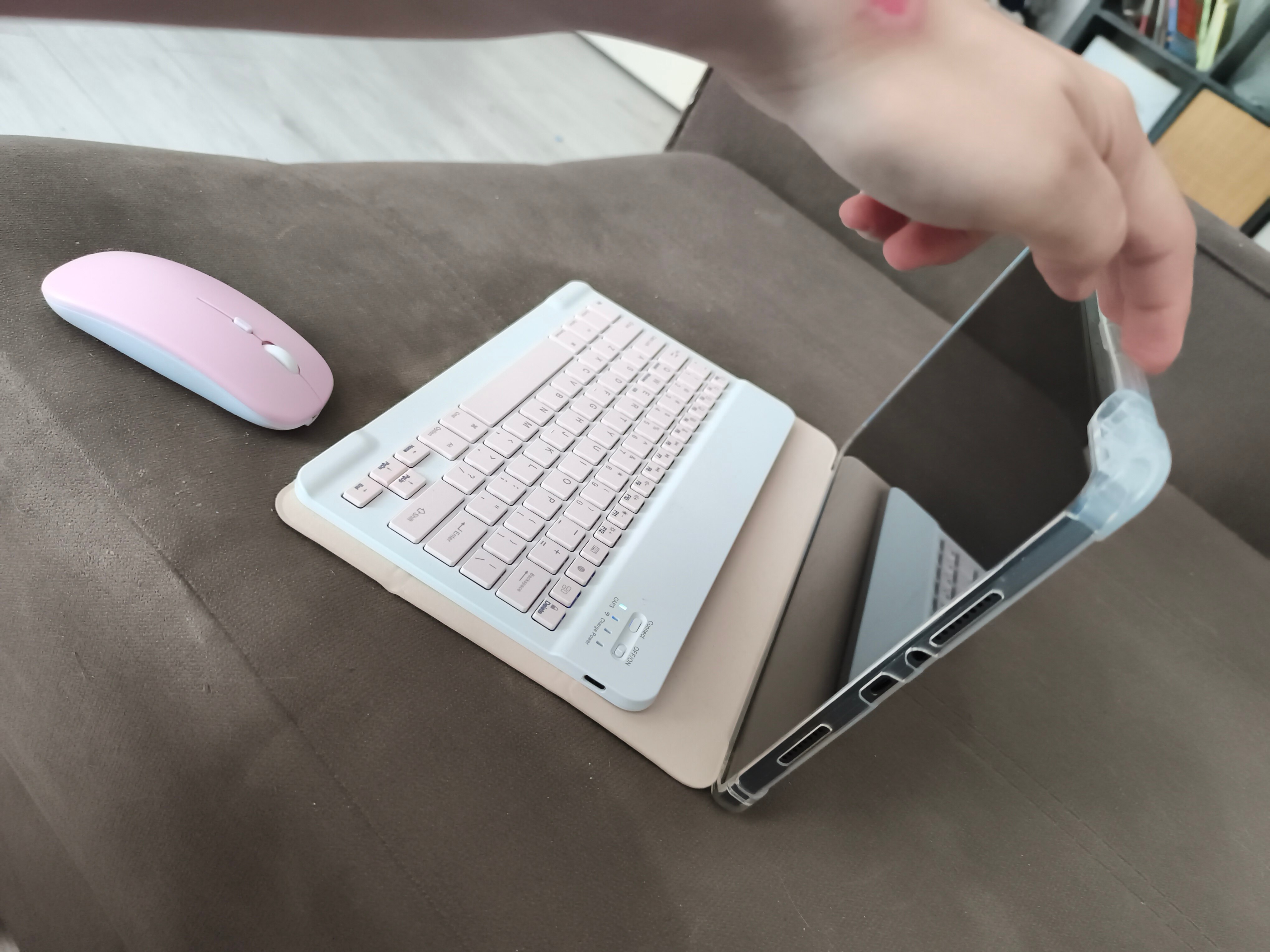 Husa cu Tastatură și Mouse Wireless Bluetooth Sigloo pentru Xiaomi Redmi Pad Pro 12.1 inch