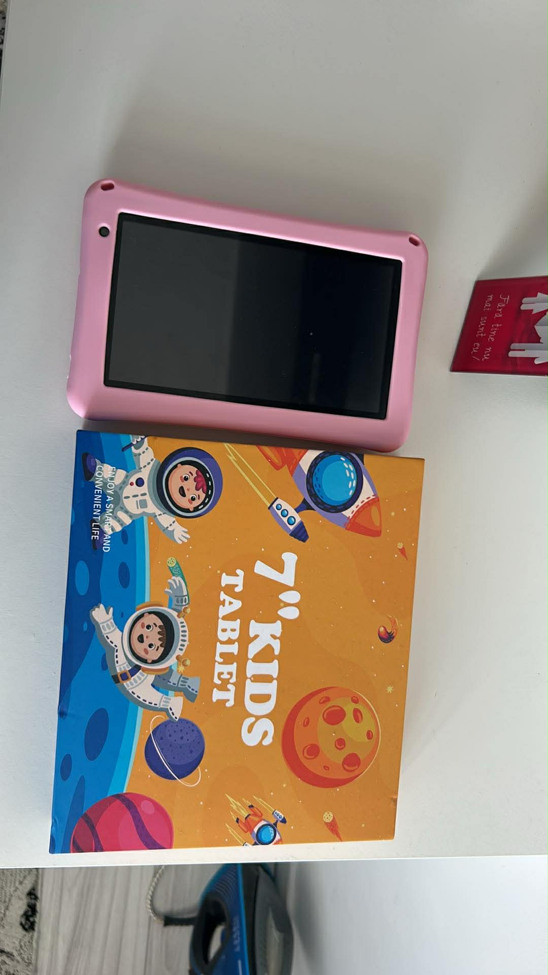 Tableta copii 7 inci，BRILLAR Tableta Android 13, octa-core，8GB RAM，64GB，WIFI，Bluetooth, Albastru cer