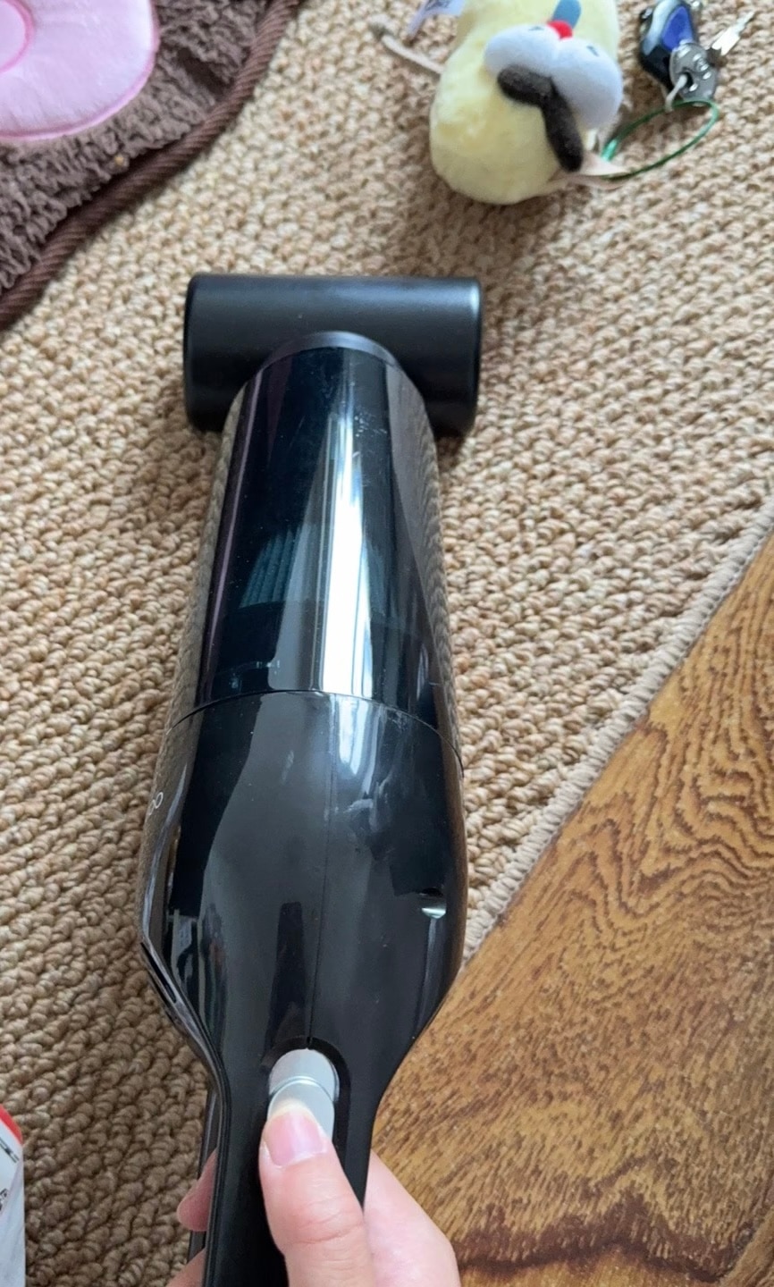 Aspirator, putere de aspirare de 6000 PA, aspirator portabil fara fir, potrivit pentru masini, par de animale, tastaturi si mobilier, include geanta de depozitare si 2 filtre de rezerva