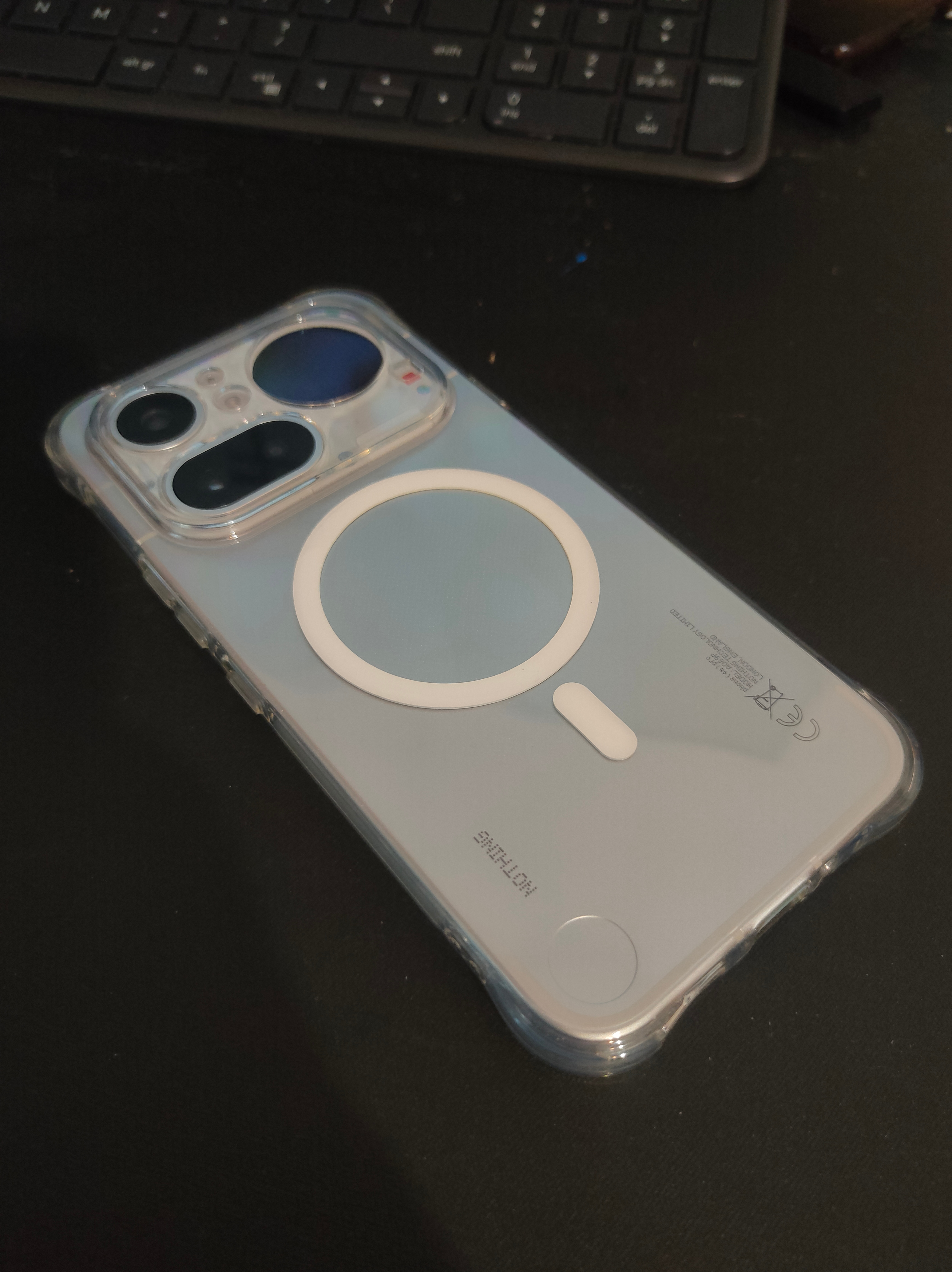 Husa pentru Nothing Phone 4a Pro, Incarcare Wireless, Design Magnetic, Colturi Intarite Anti-Soc, Protectie Camera, Potrivire Perfecta, Transparent