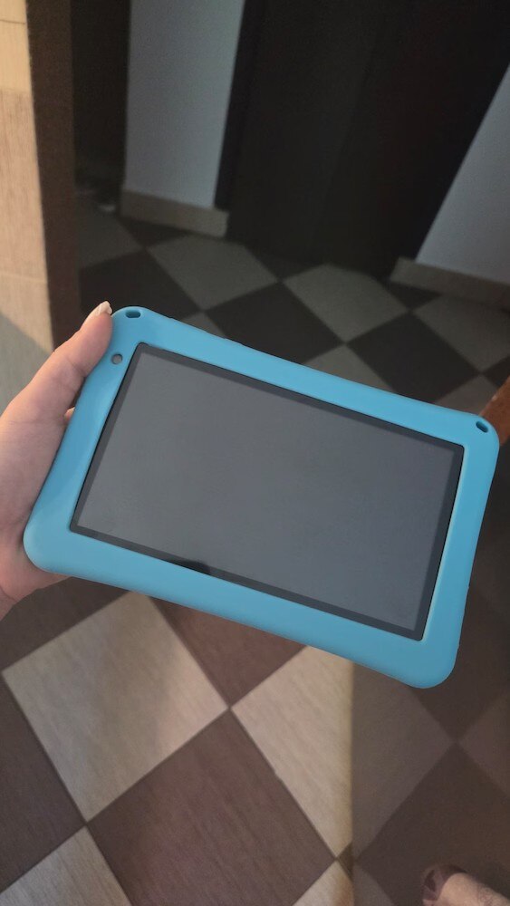 Tableta pentru copii, Ginawe, 8 inch, Android 13, 3-12 ani, 8GB RAM, 128GB ROM (extensibila la 256GB), Software pentru copii preinstalat, Mod de control parental online, Bluetooth, WiFi, albastru, include husa de protectie